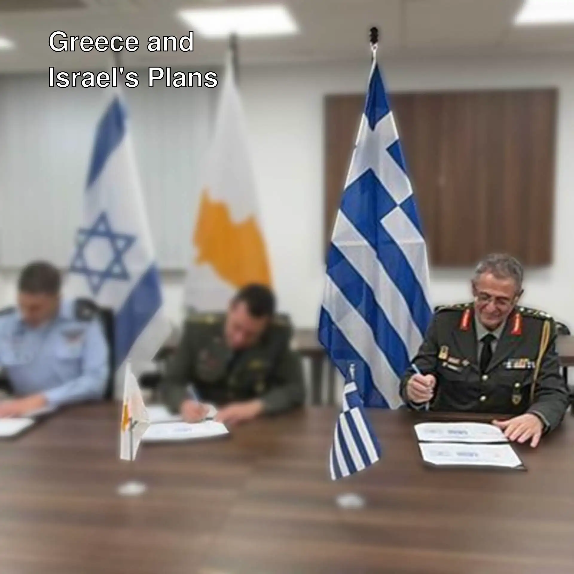 Leaders of Greece and Israel met.