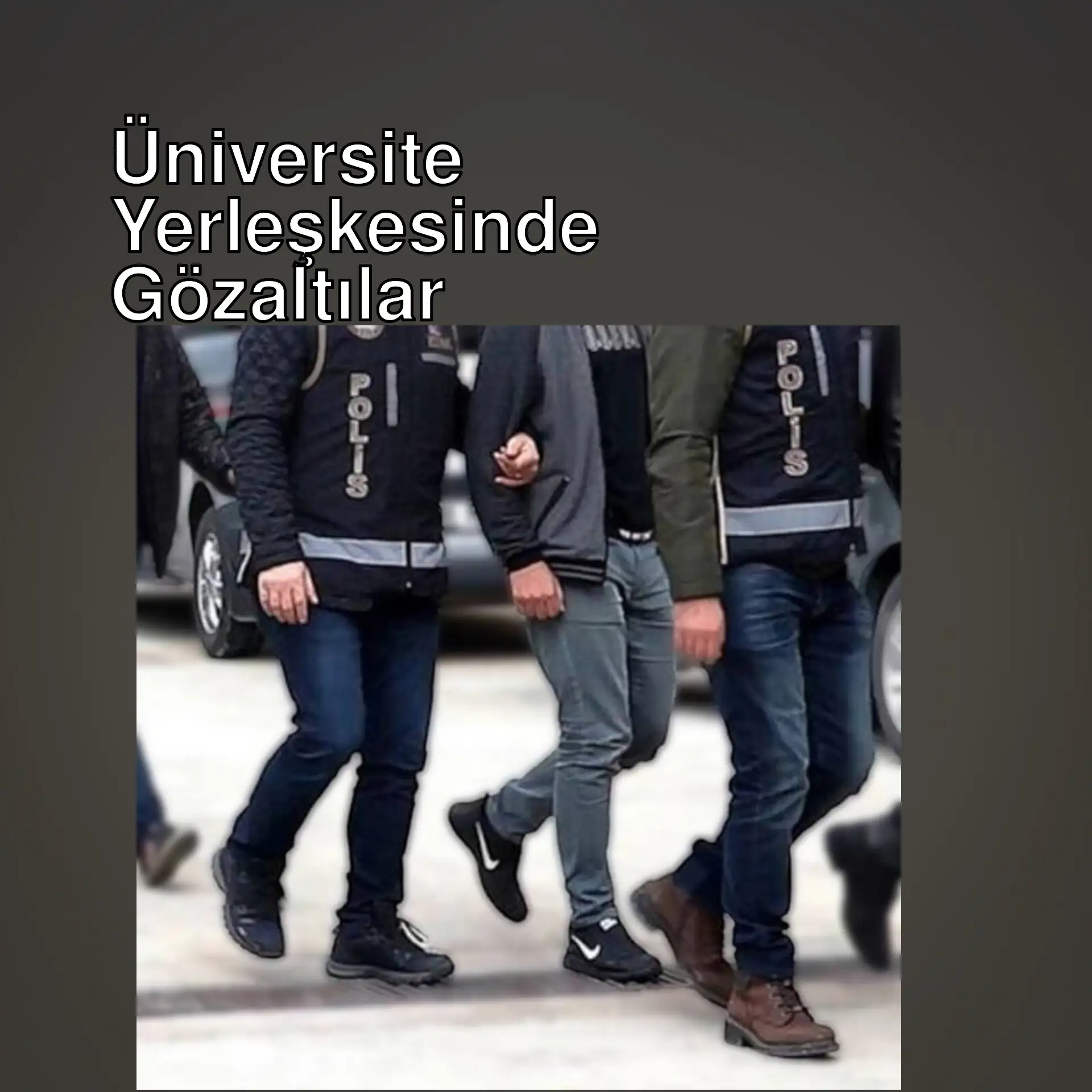 Edirne'de üniversite yerleşkesinde gözaltına alınan FETÖ şüphelileri. Edirne'de üniversite yerleşkesinde gözaltına alınan FETÖ şüphelileri.