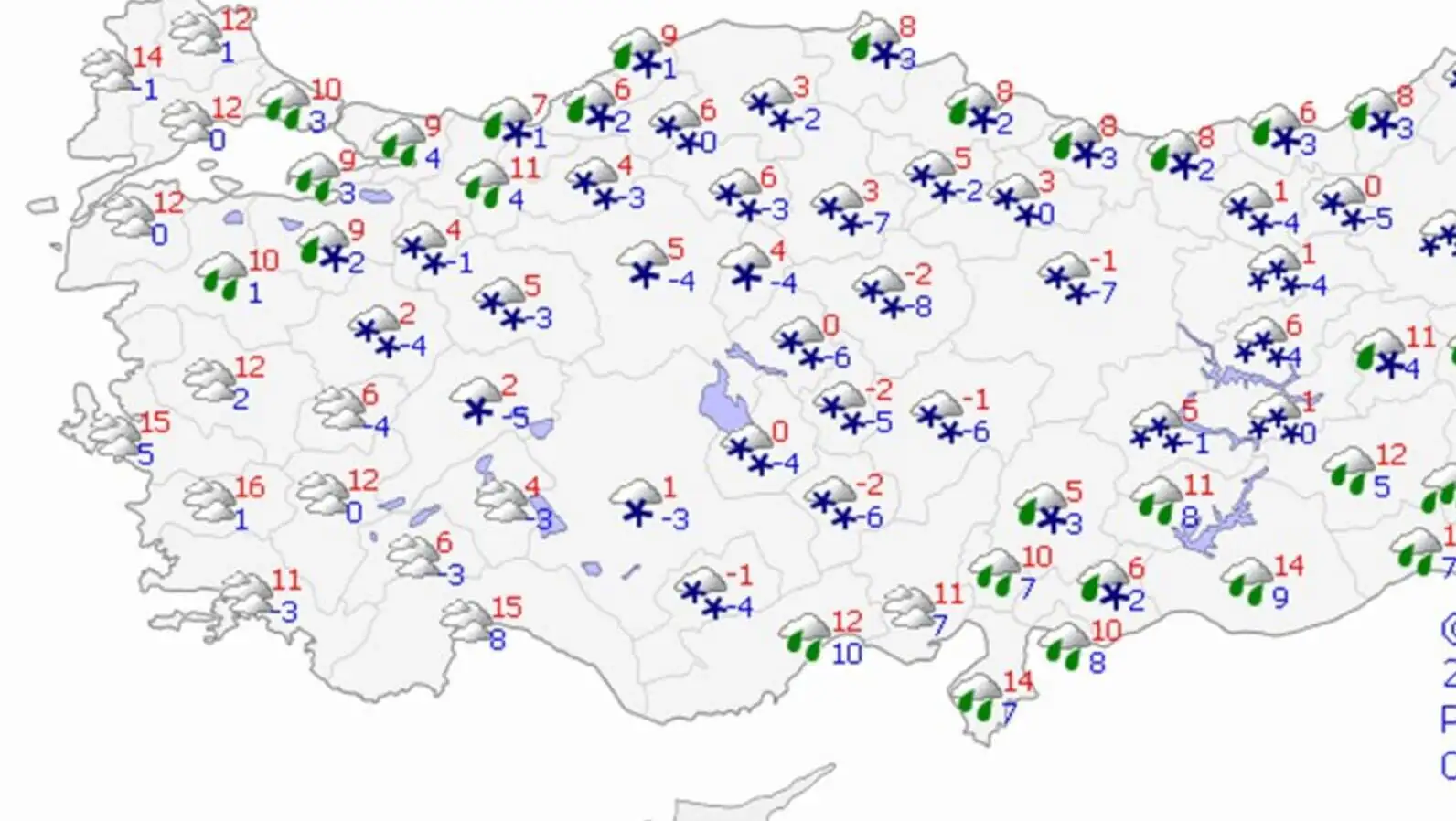 Ülkenin haritası.