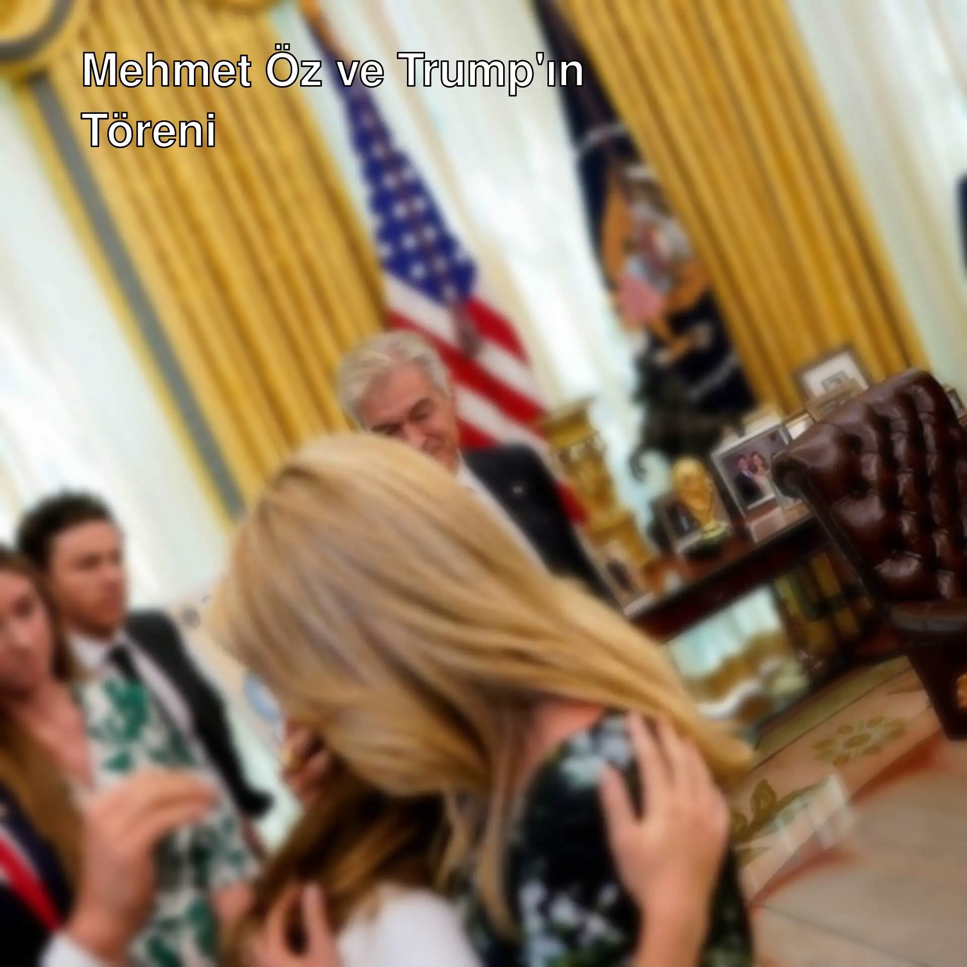 Mehmet Öz ve Trump'ın yemin töreni. Mehmet Öz ve Trump'ın yemin töreni.