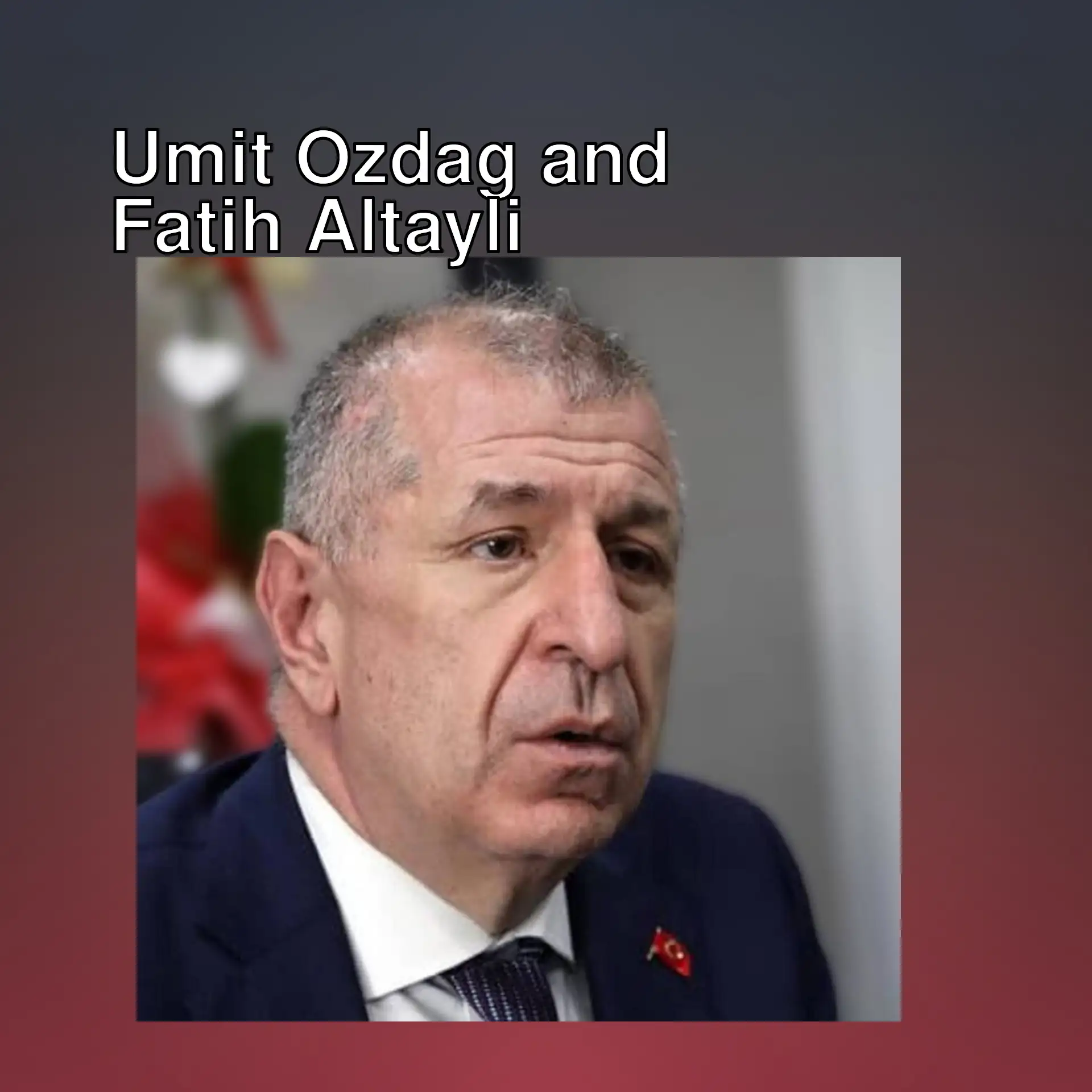 Umit Ozdag shared a photo of Fatih Altayli. Umit Ozdag shared a photo of Fatih Altayli.