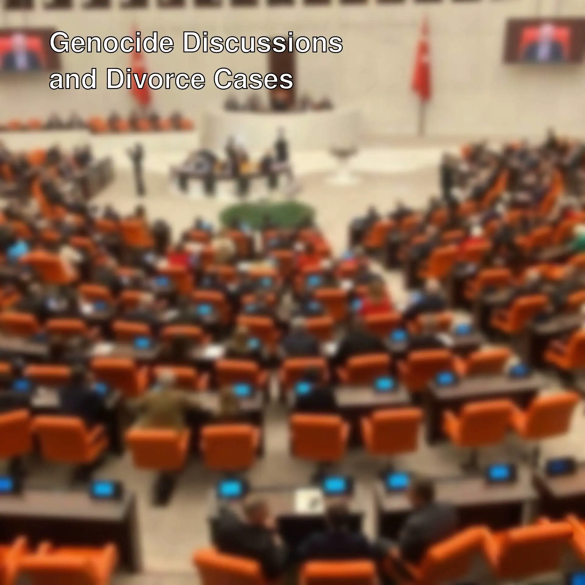 A meeting in the Turkish Parliament where discussions took place. A meeting in the Turkish Parliament where discussions took place.