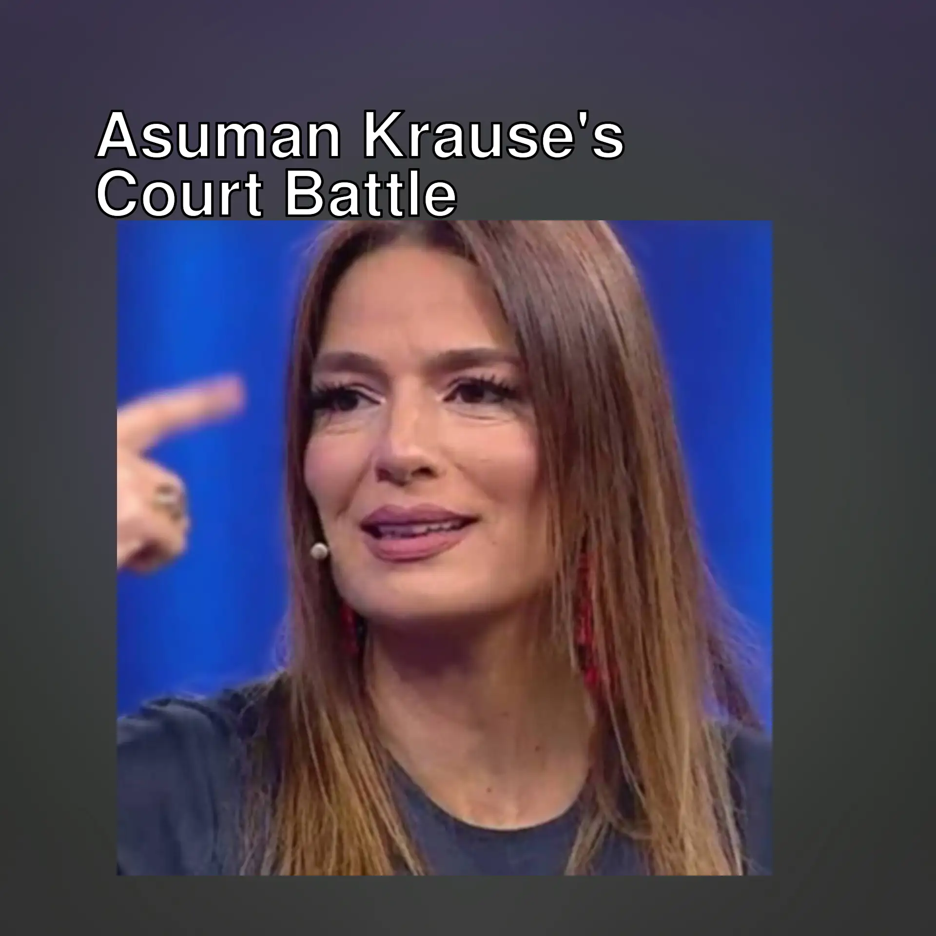 A photo related to Asuman Krause's court process.