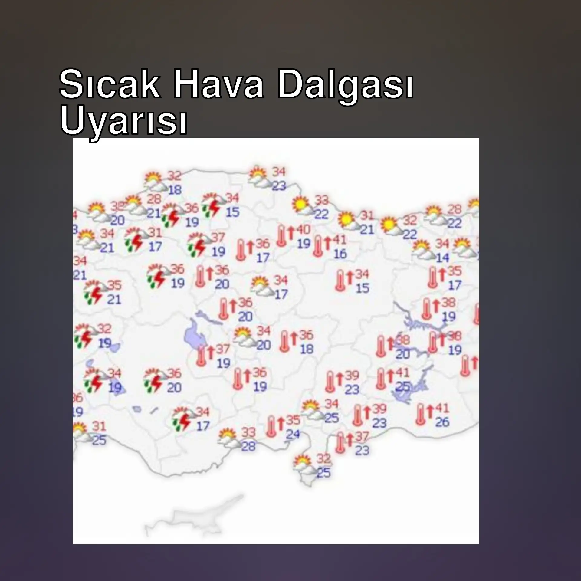 Hava durumu haritası Hava durumu haritası