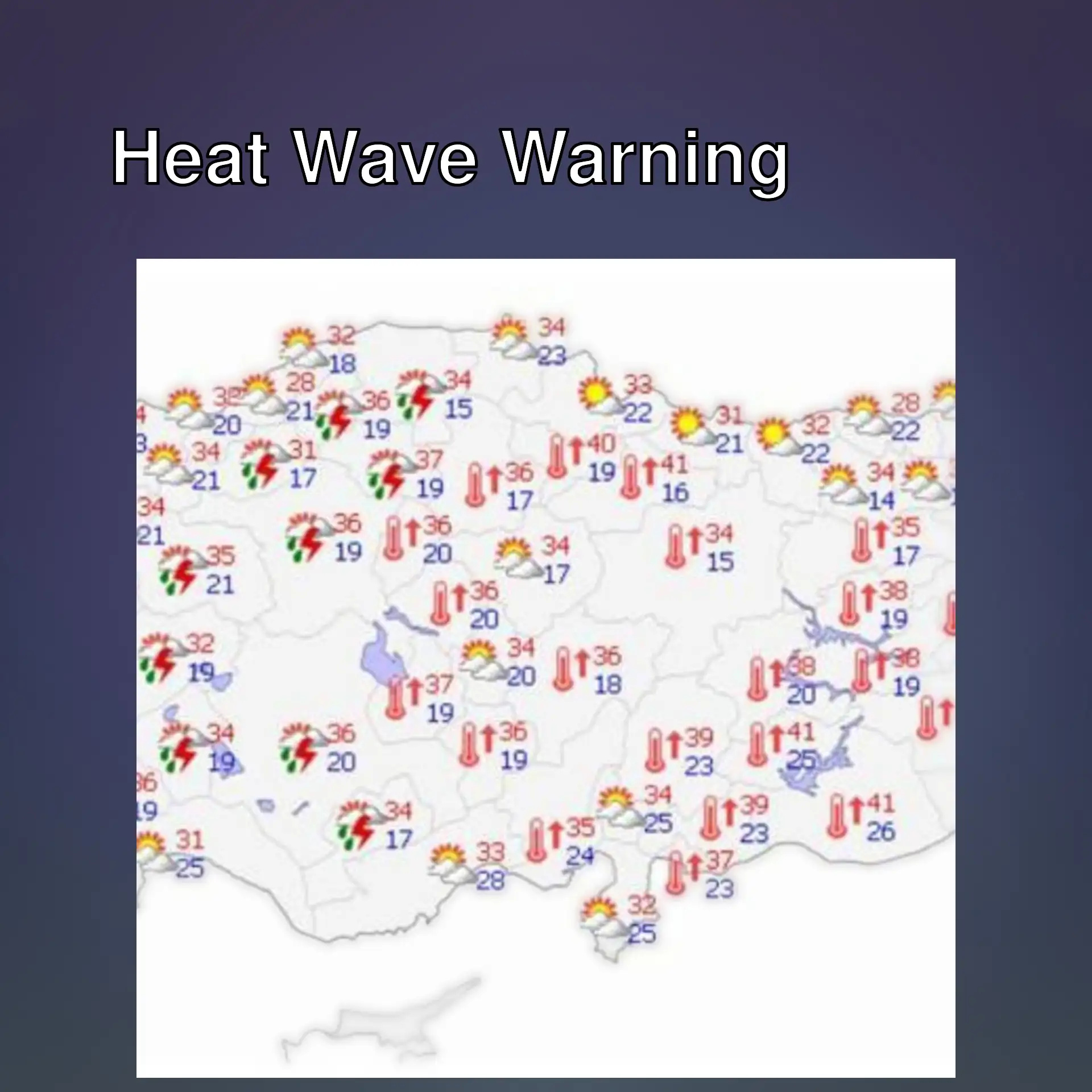 Weather map Weather map