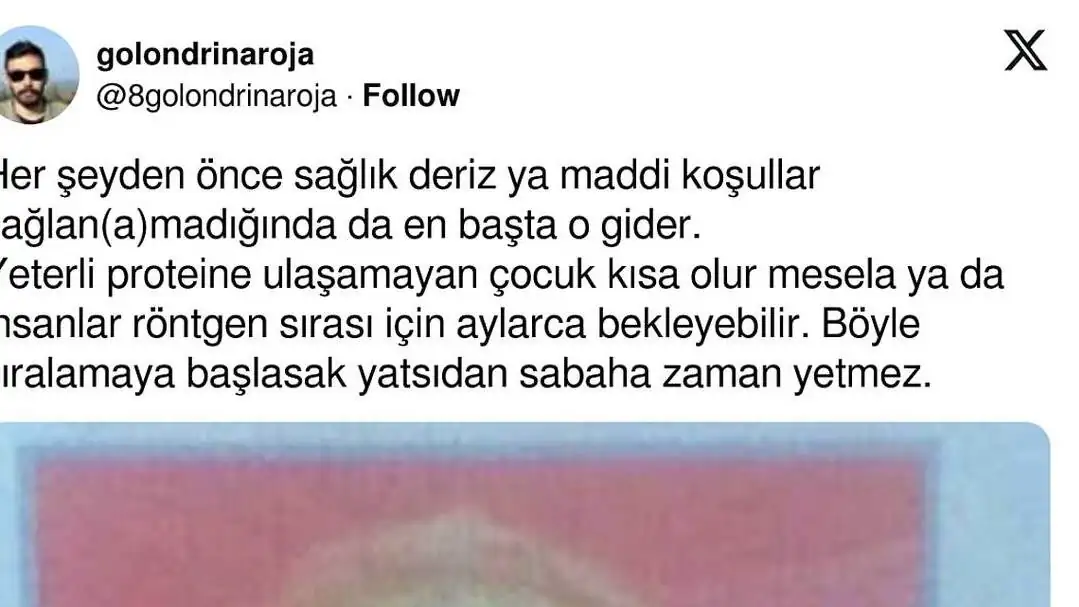 Bir sosyal medya kullanıcısının maddi zorluklar üzerine yaptığı paylaşım. Bir sosyal medya kullanıcısının maddi zorluklar üzerine yaptığı paylaşım.