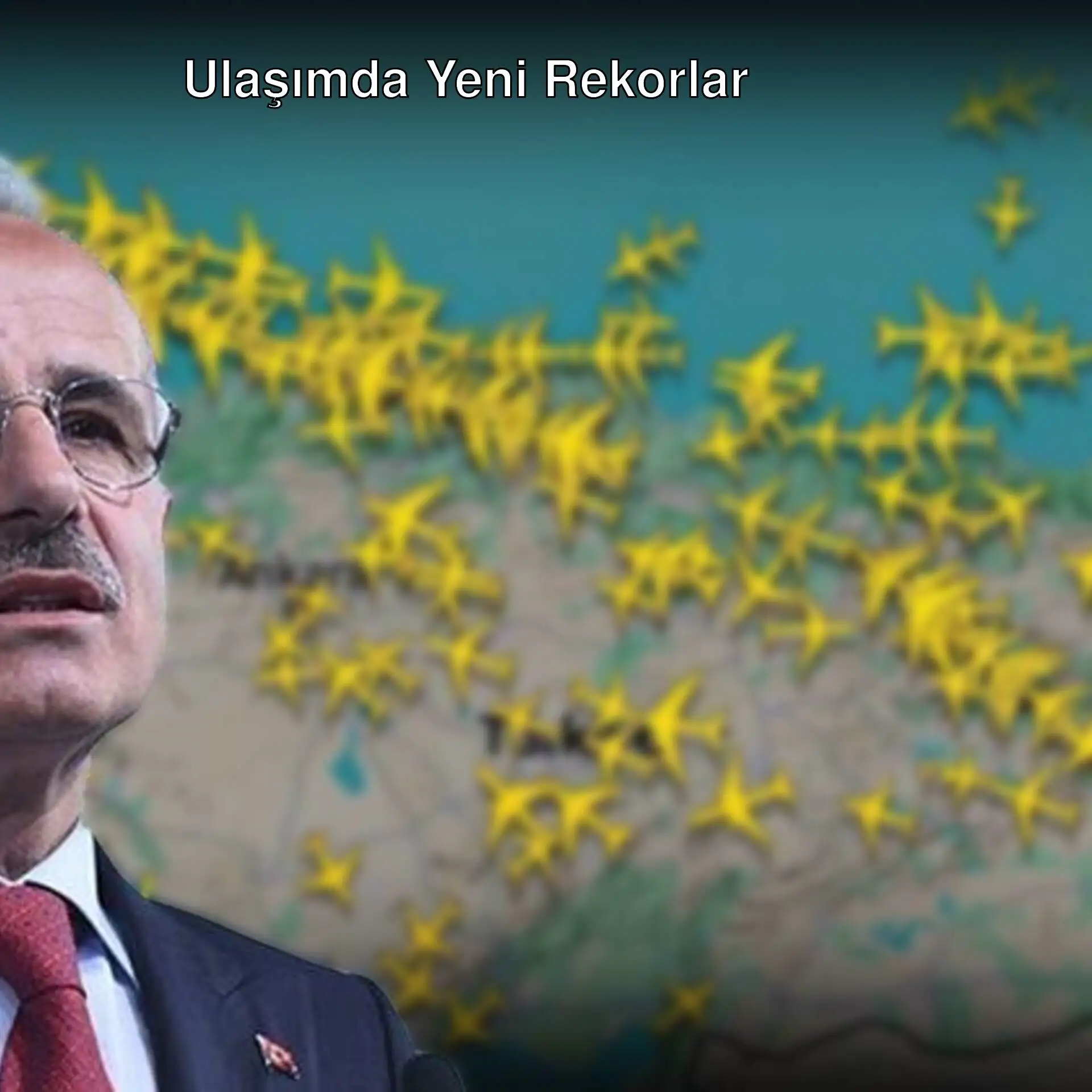 Ulaştırma ve Altyapı Bakanı Abdülkadir Uraloğlu hava trafiği rekoru hakkında bilgi veriyor. Ulaştırma ve Altyapı Bakanı Abdülkadir Uraloğlu hava trafiği rekoru hakkında bilgi veriyor.