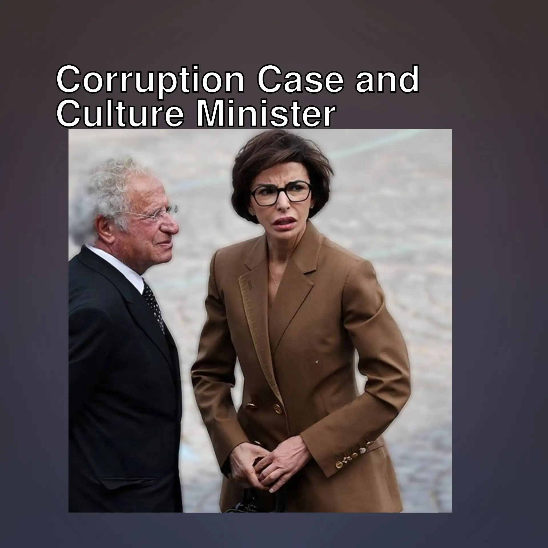 France's Culture Minister Rachida Dati in a corruption case. France's Culture Minister Rachida Dati in a corruption case.