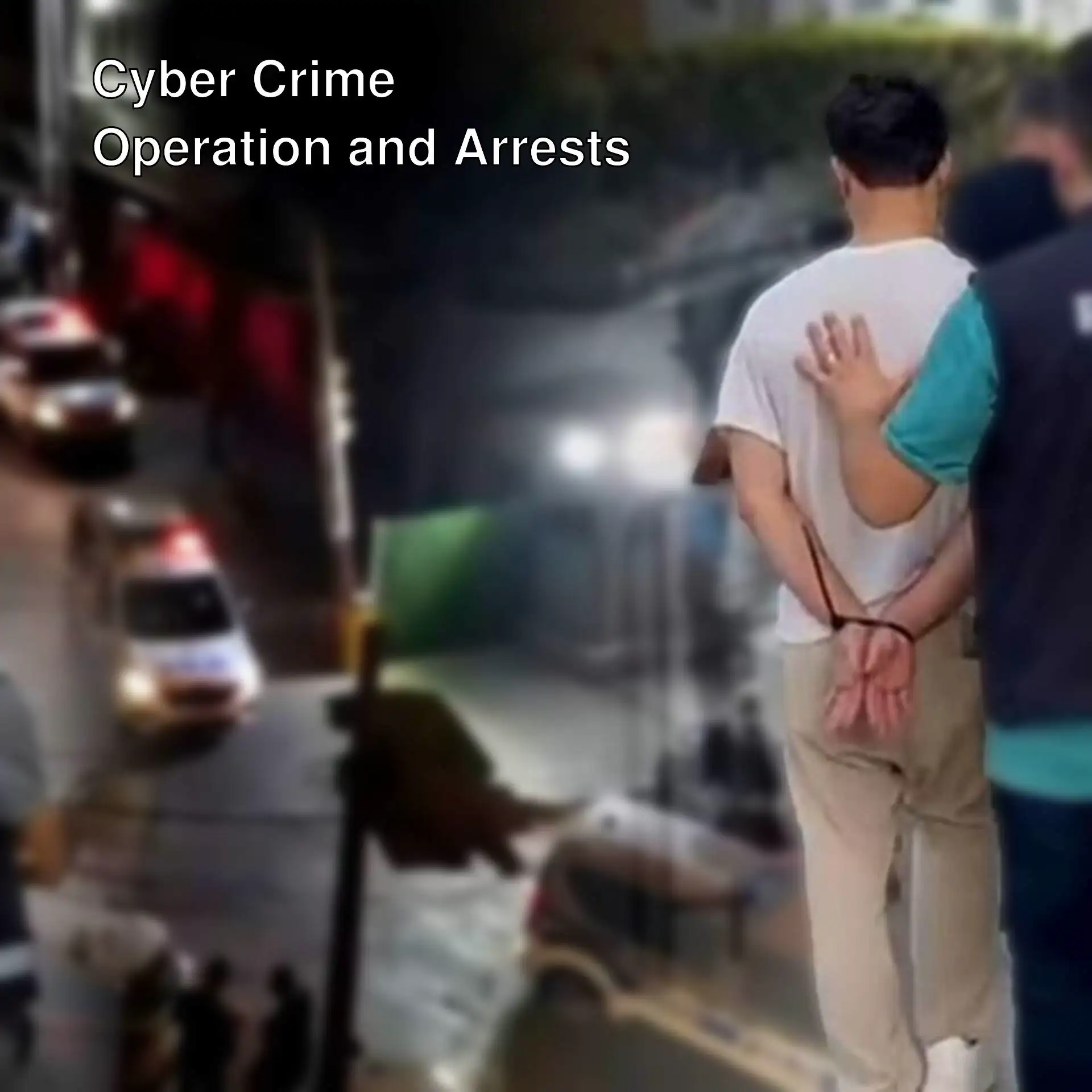 A group of people during a cyber crime operation.