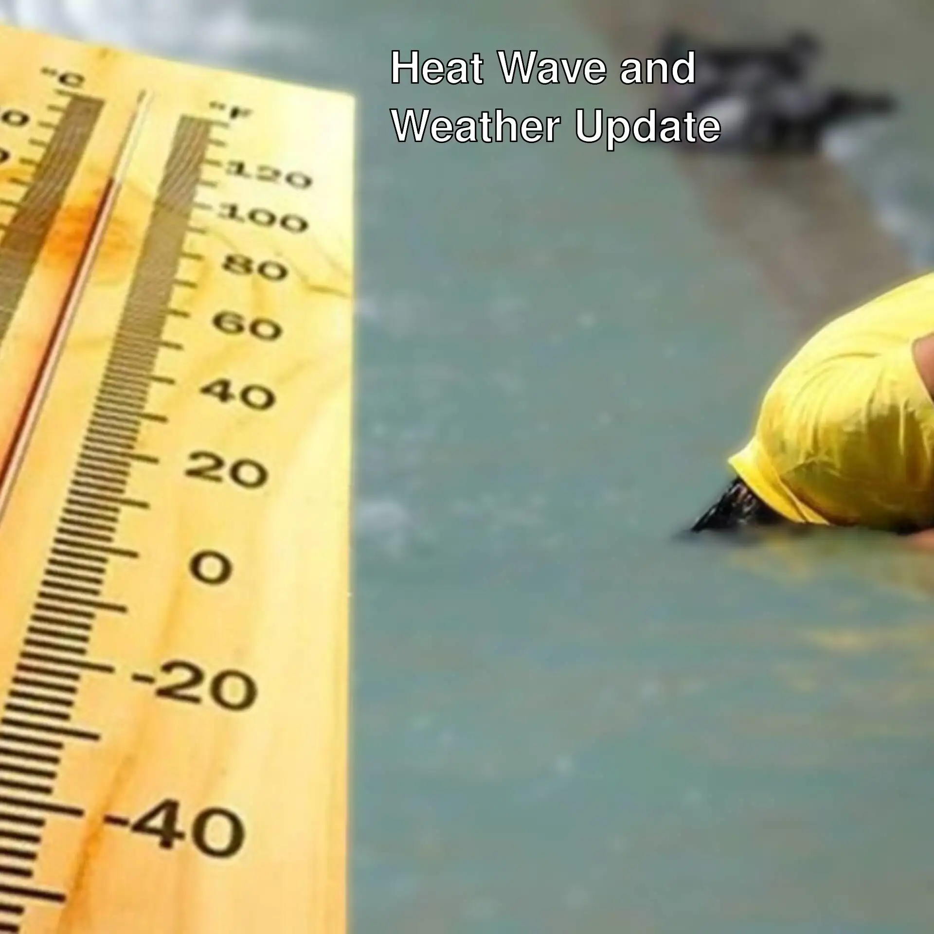 An image related to the heat wave warning.