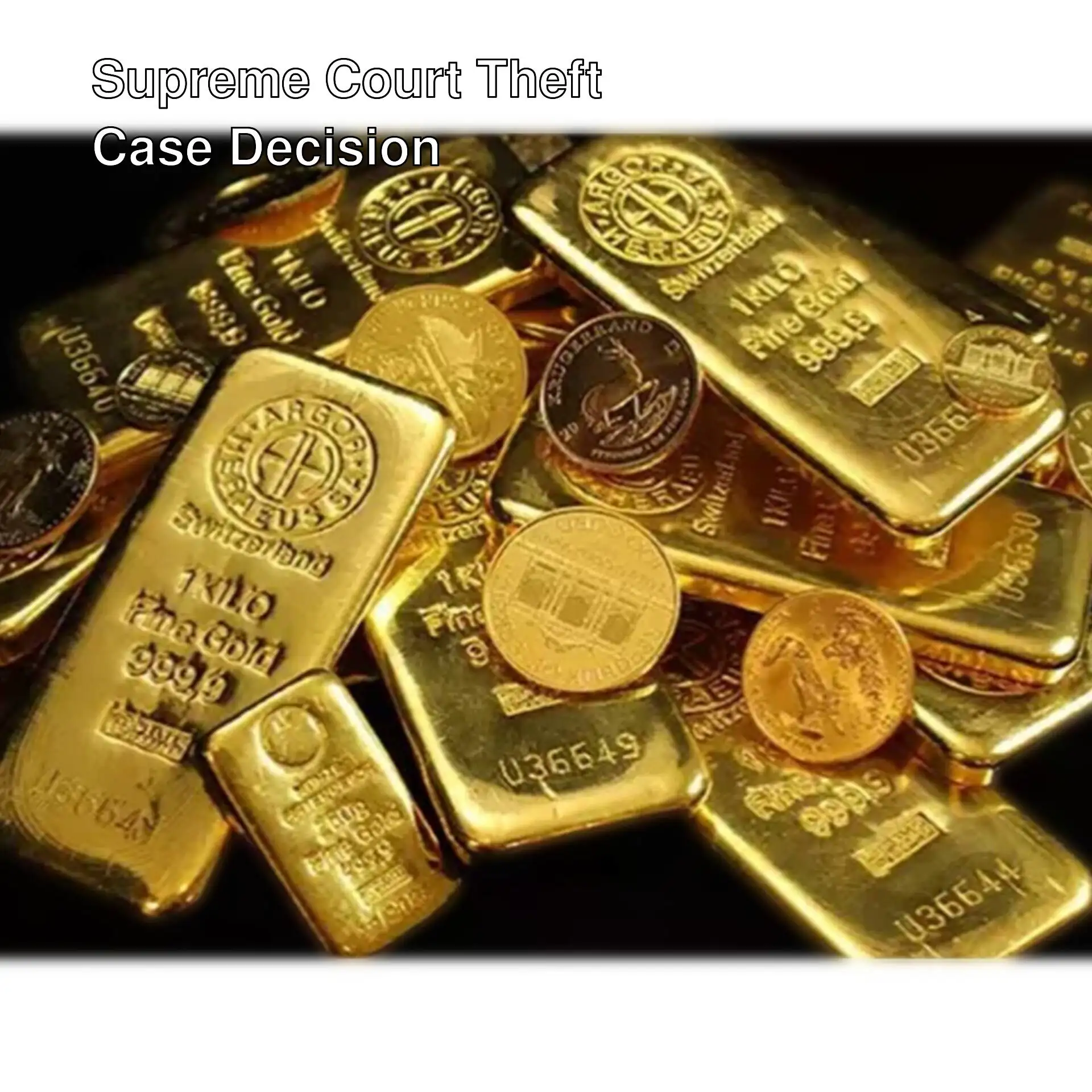 A pile of gold bars and coins