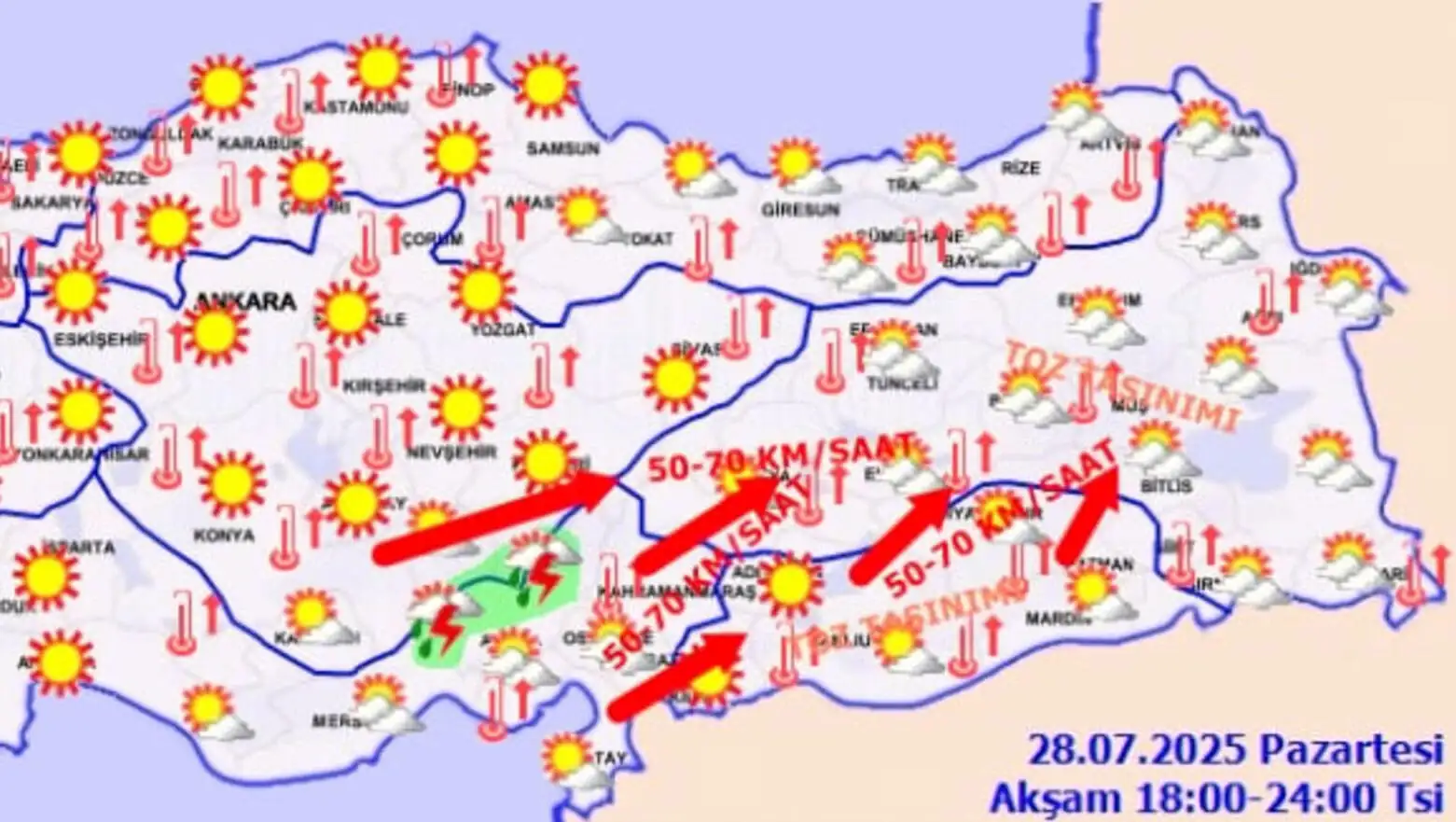 Weather map