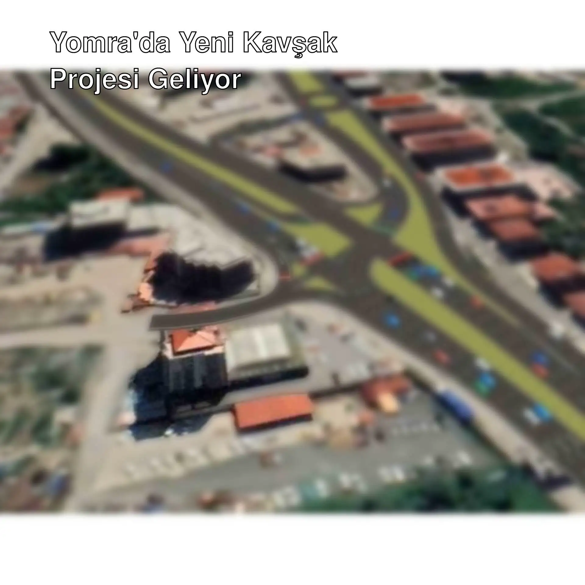 Yomra'da yeni nesil kavşak projesinin havadan görünümü. Yomra'da yeni nesil kavşak projesinin havadan görünümü.