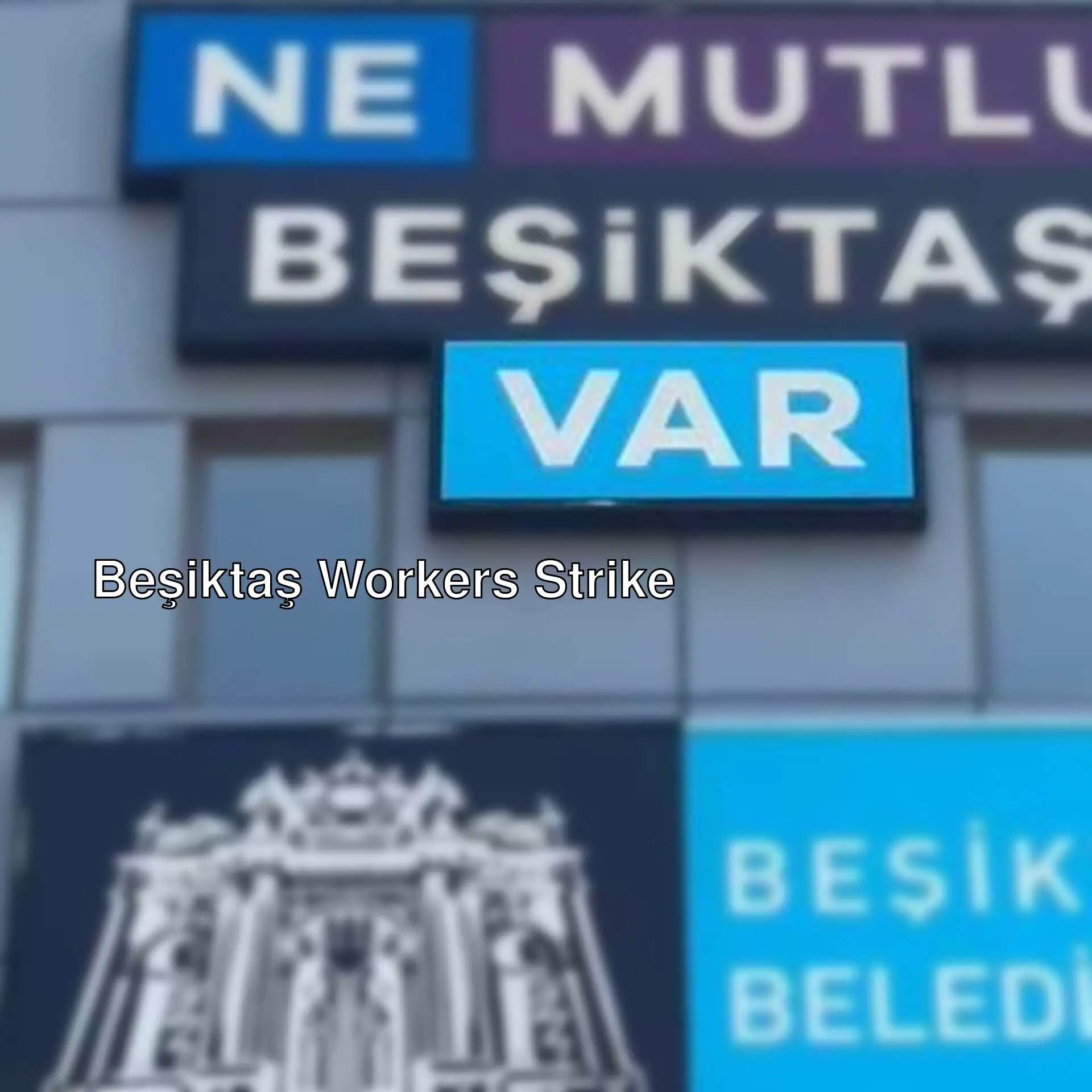 Beşiktaş Municipality workers went on strike due to unpaid salaries. Beşiktaş Municipality workers went on strike due to unpaid salaries.