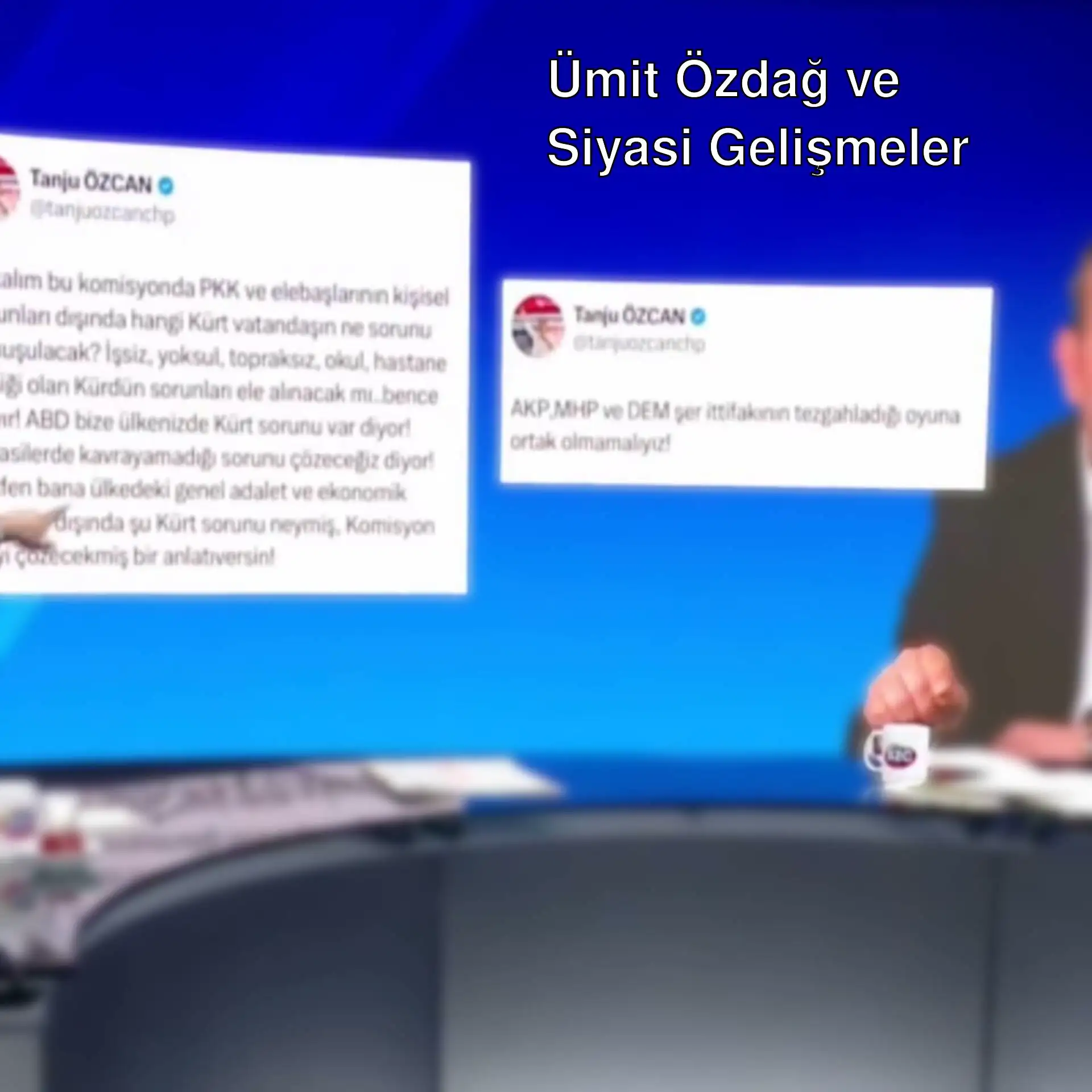 Ümit Özdağ ve Özgür Özel arasındaki tartışmalar gündemde. Ümit Özdağ ve Özgür Özel arasındaki tartışmalar gündemde.