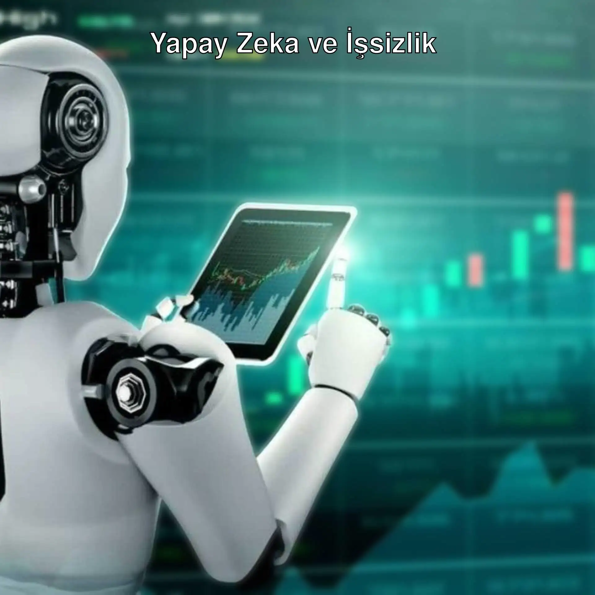 Yapay zeka ile ilgili bir robot.