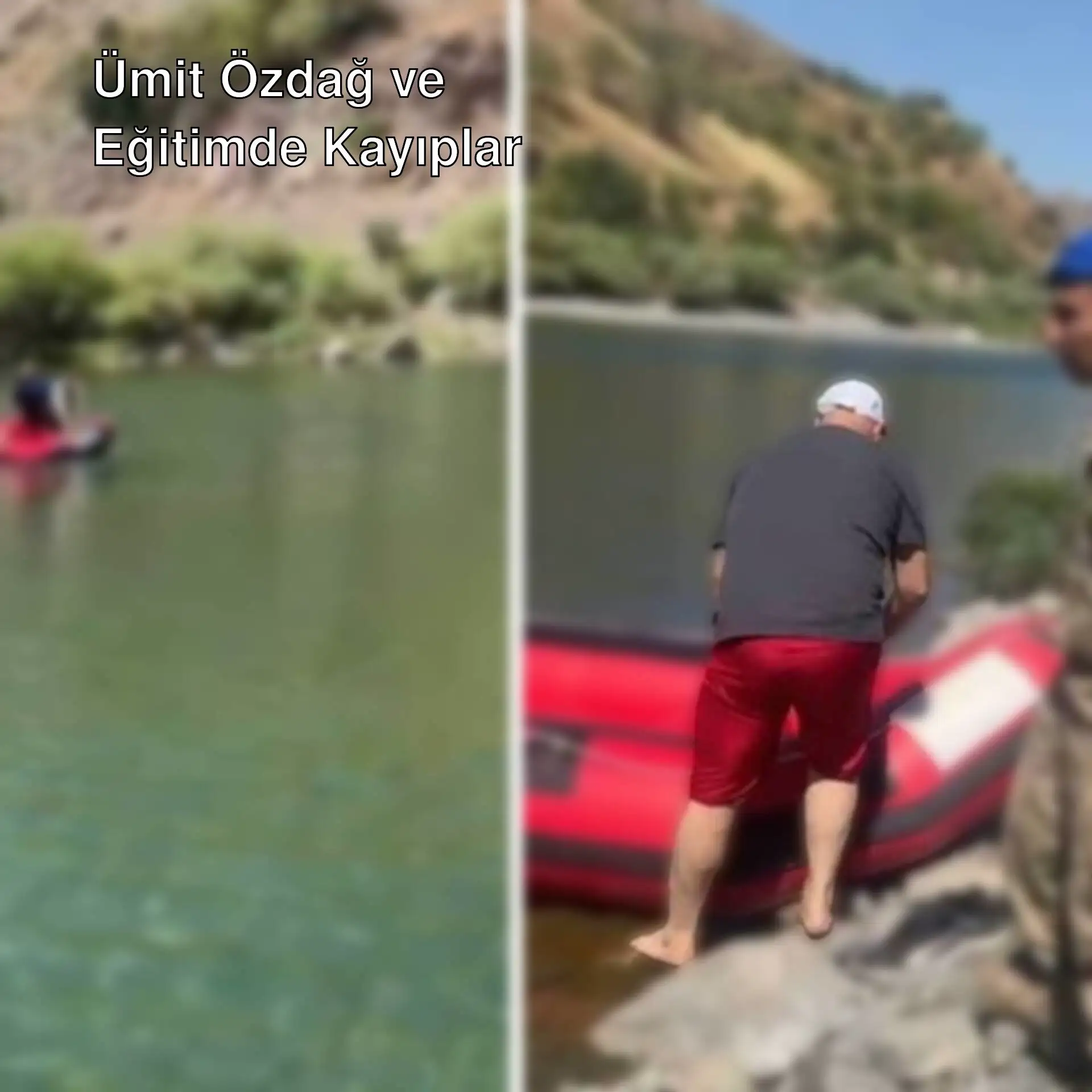 Elazığ'da acı ölüm: Nehre giren öğretmen boğuldu.