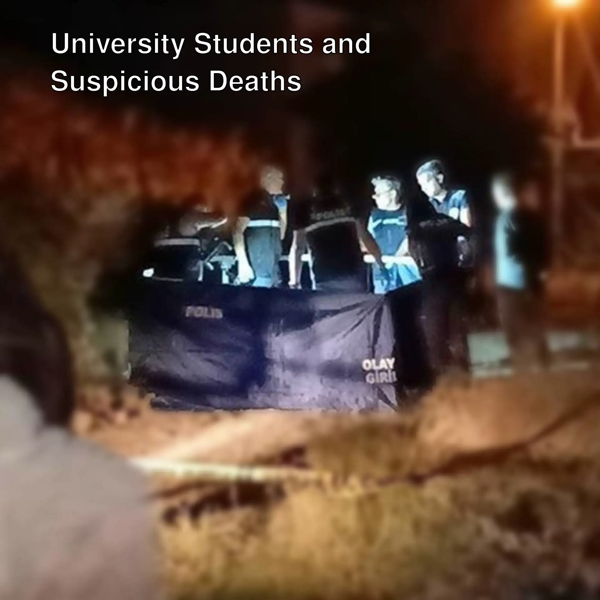 The body of a university student was found.