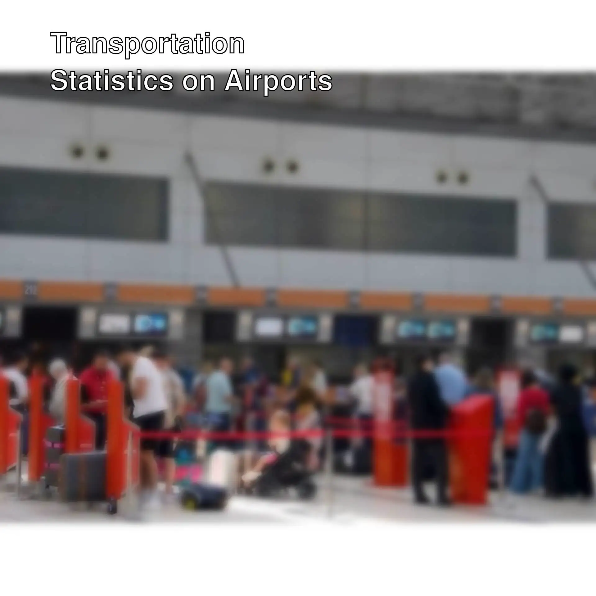 A group of people at the airport.