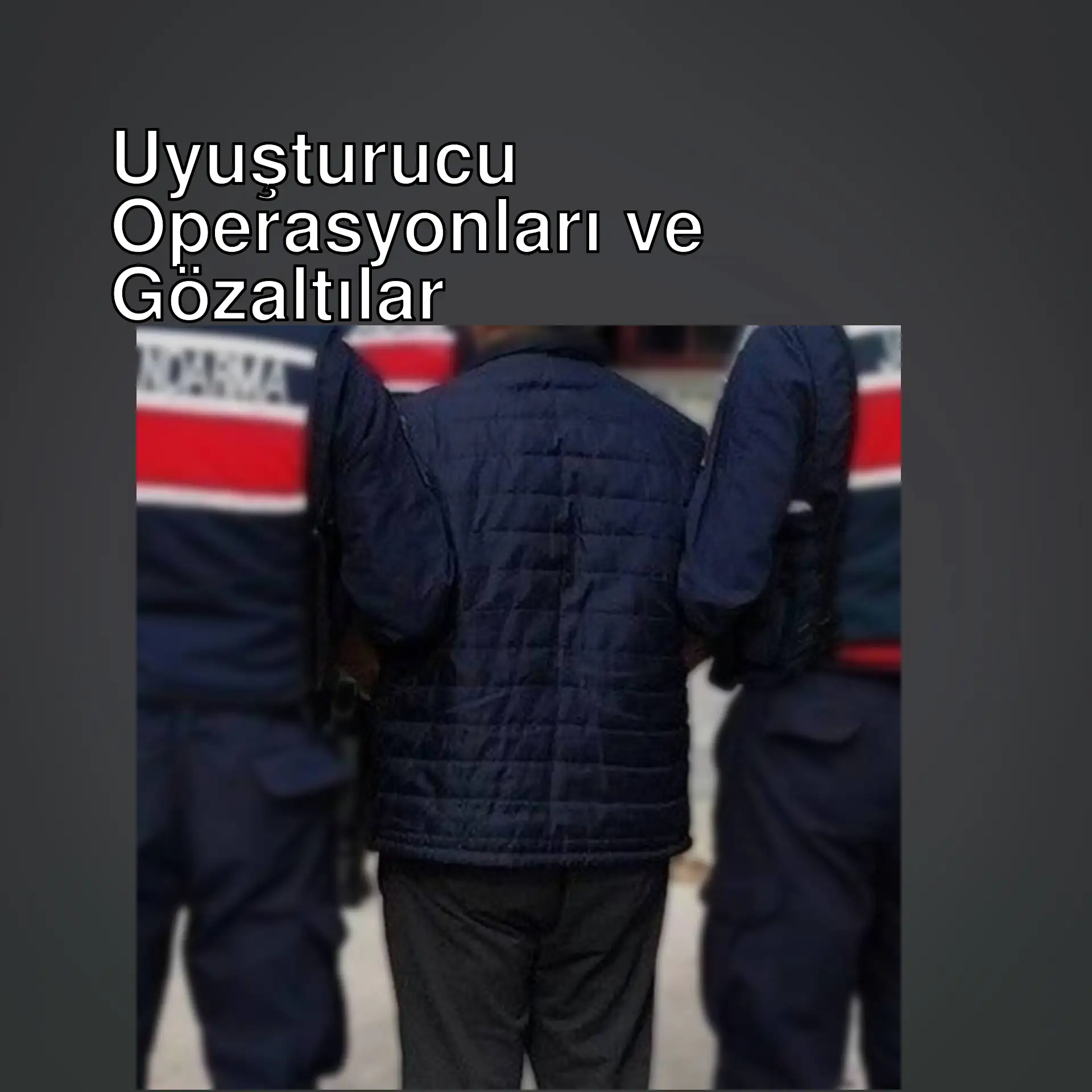 Ankara'da uyuşturucu operasyonu sırasında çekilmiş bir fotoğraf.
