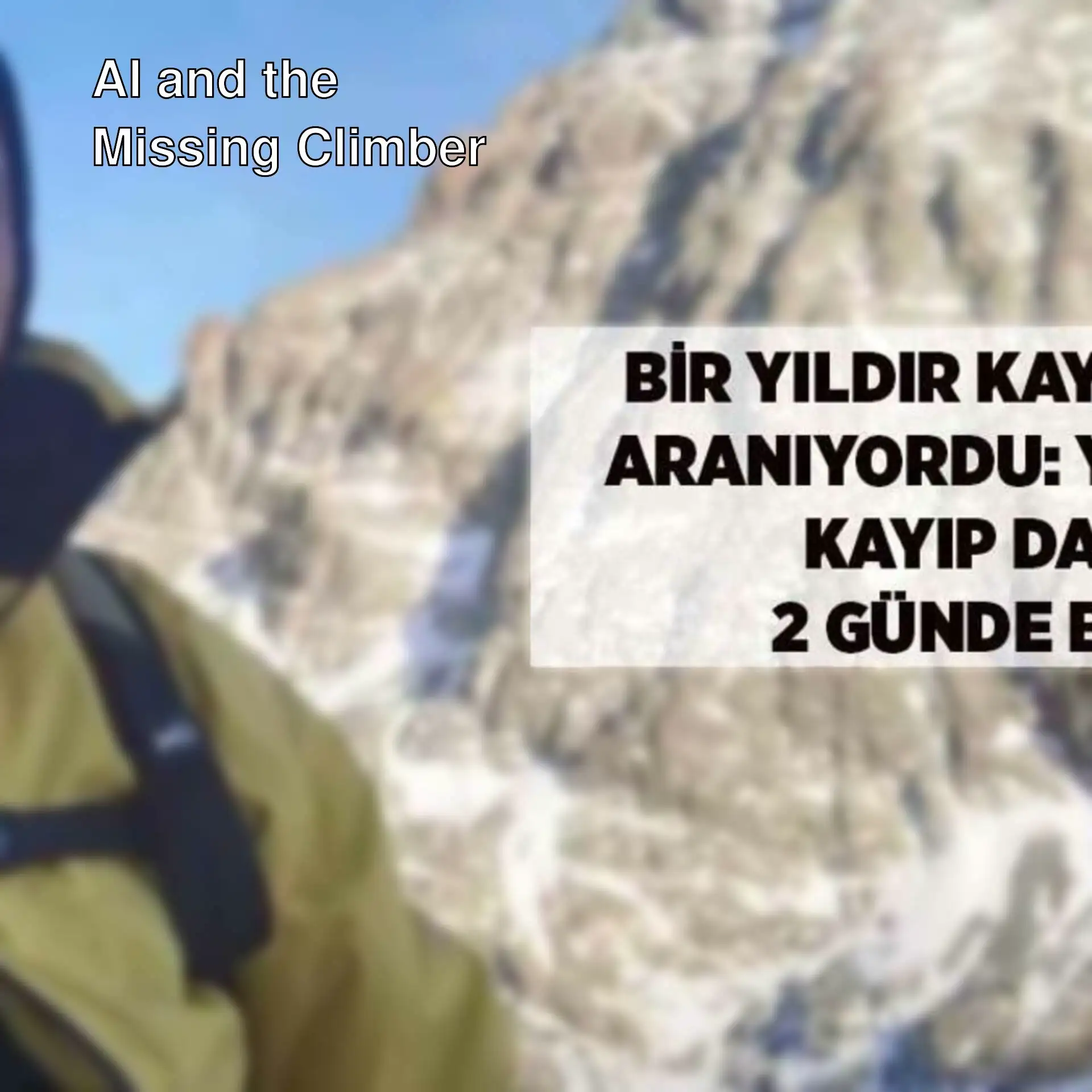 Rescue team that found the missing climber using AI. Rescue team that found the missing climber using AI.