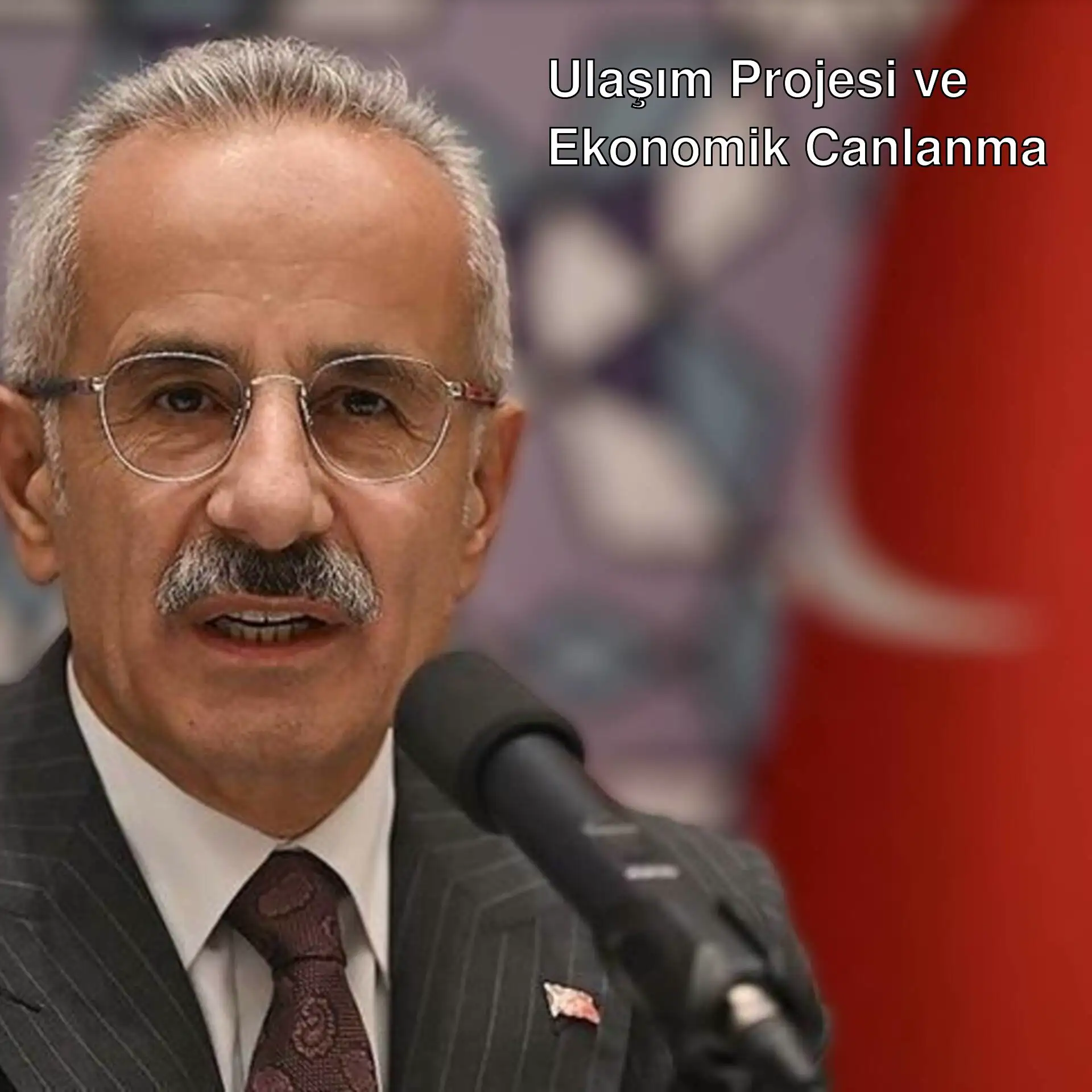 Ulaştırma Bakanı Abdulkadir Uraloğlu, projeyi tanıtıyor.