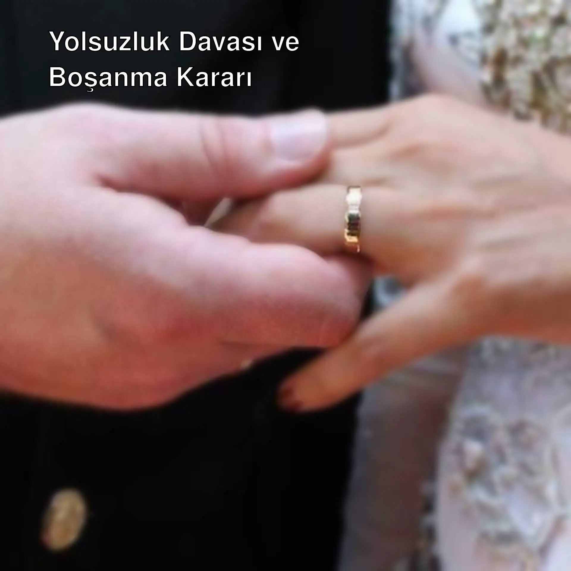 Bir adam ve kadın el ele tutuşuyor.