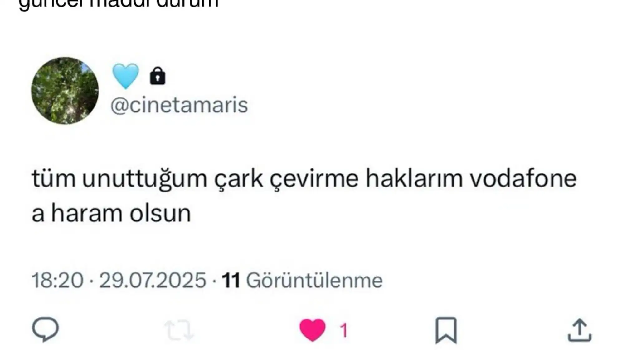 A screenshot of a social media post. A screenshot of a social media post.