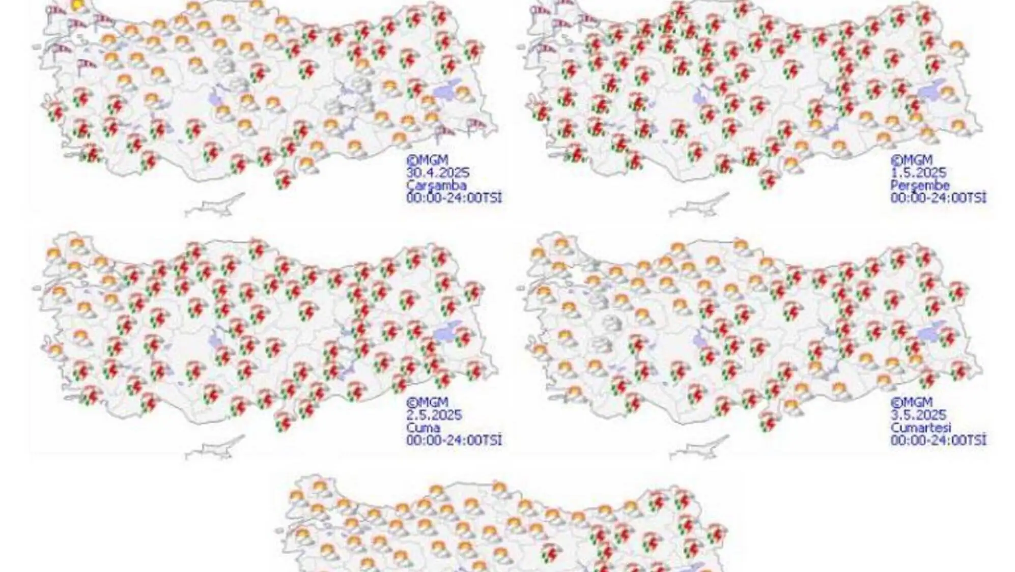 Map showing different regions.