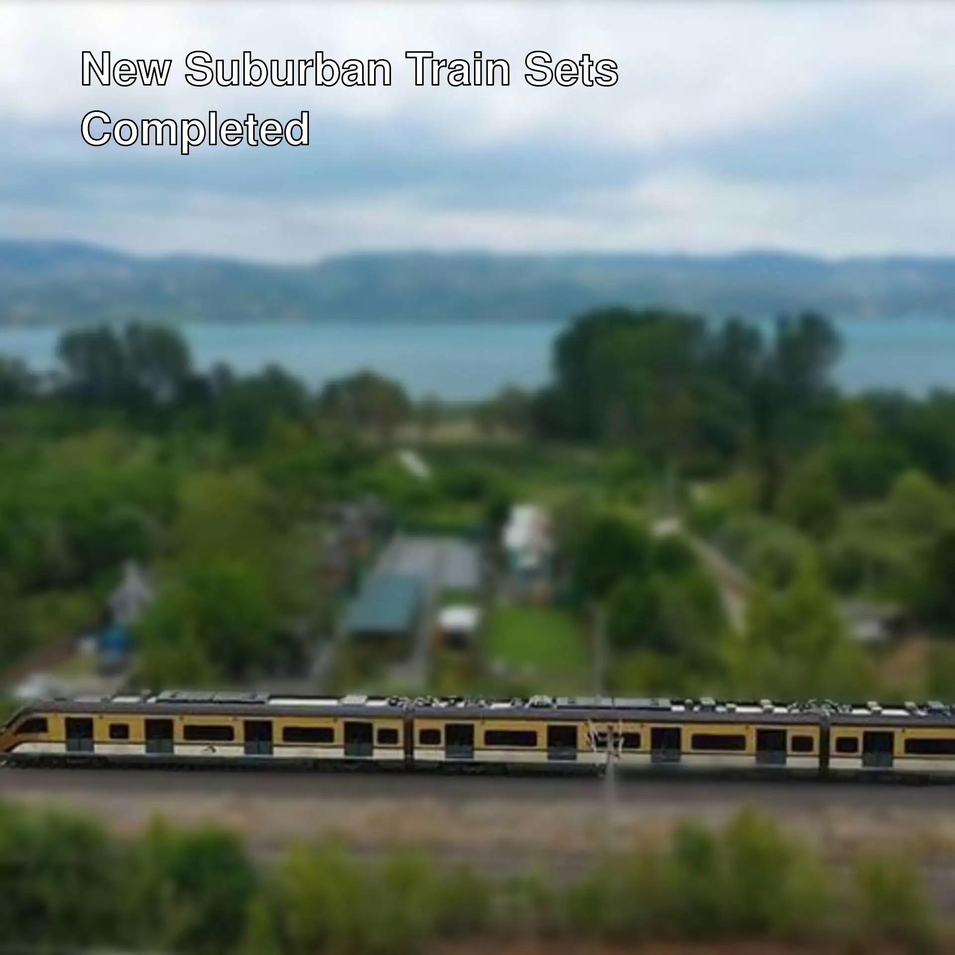 The second national suburban train set has been completed. The second national suburban train set has been completed.