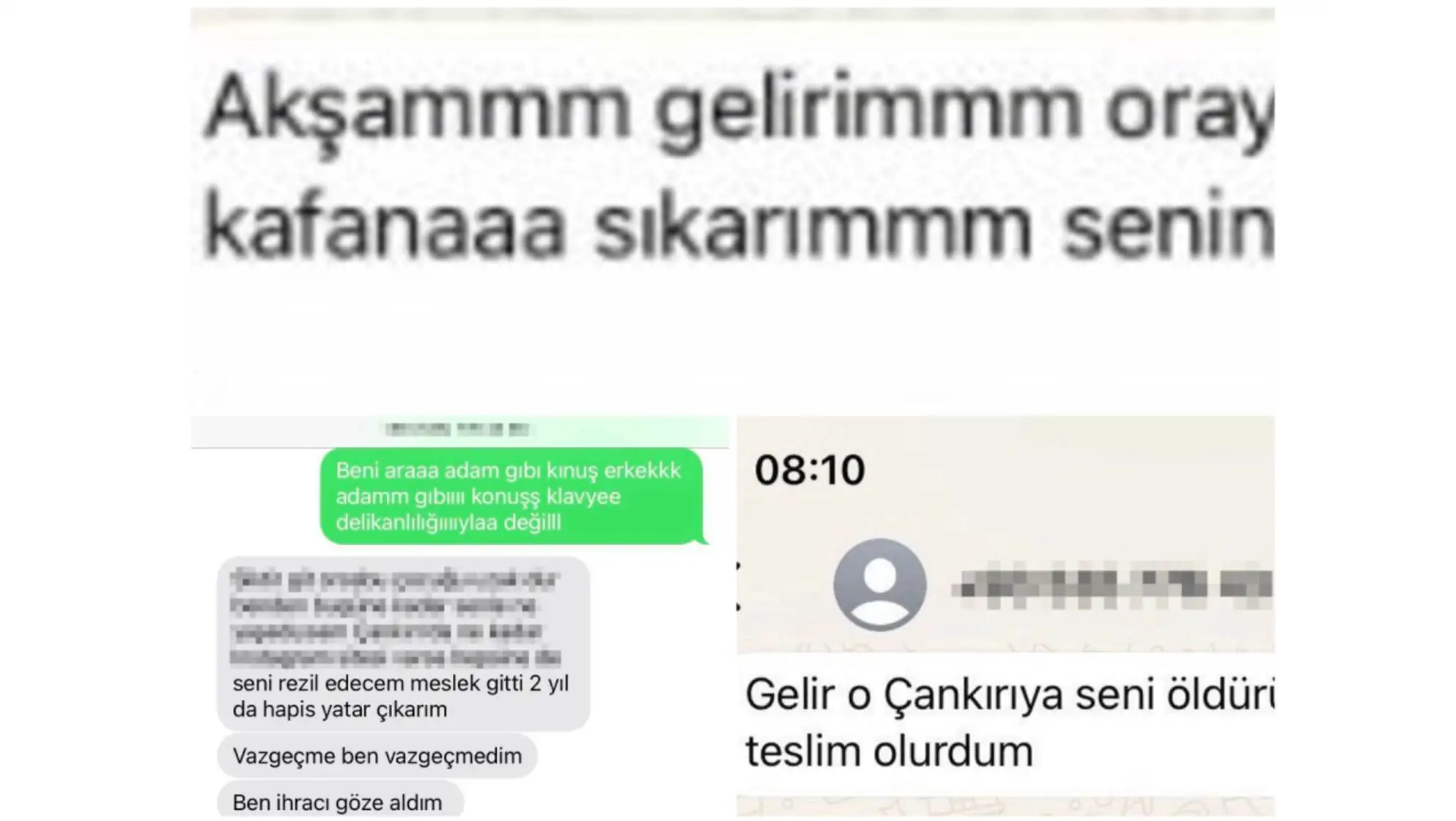 E.K. ve O.K. arasındaki mesajlaşmalar. E.K. ve O.K. arasındaki mesajlaşmalar.