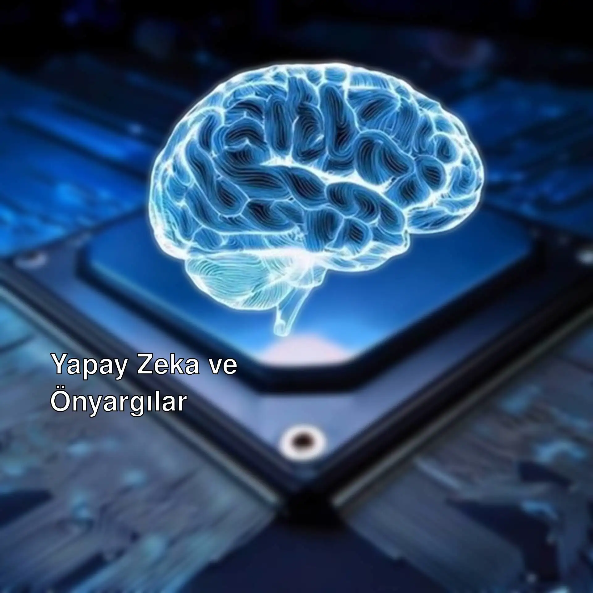 Yapay zeka ile ilgili bir bilgisayar çipi. Yapay zeka ile ilgili bir bilgisayar çipi.