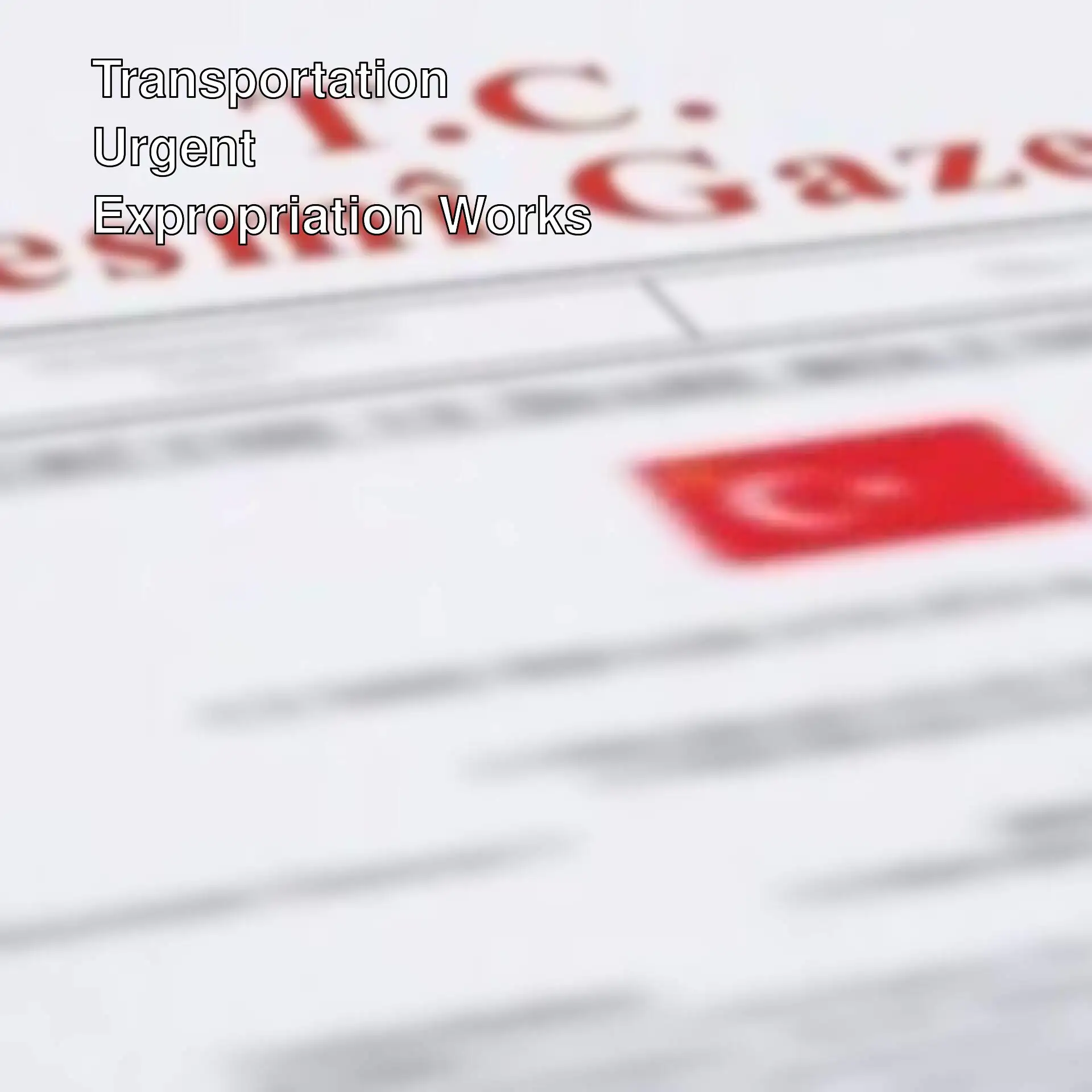 A close up of a document regarding expropriation. A close up of a document regarding expropriation.
