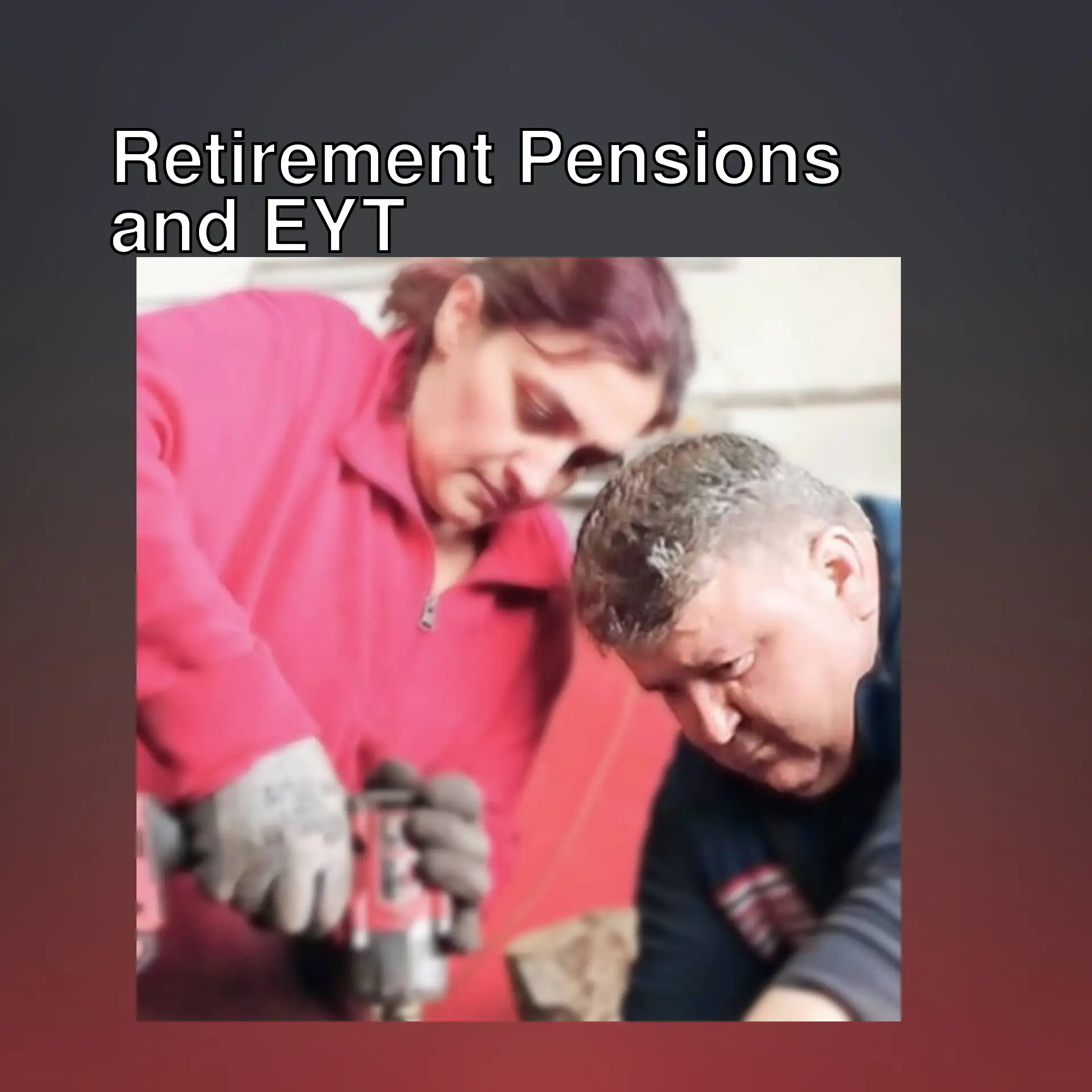 A couple discussing retirement regulations. A couple discussing retirement regulations.