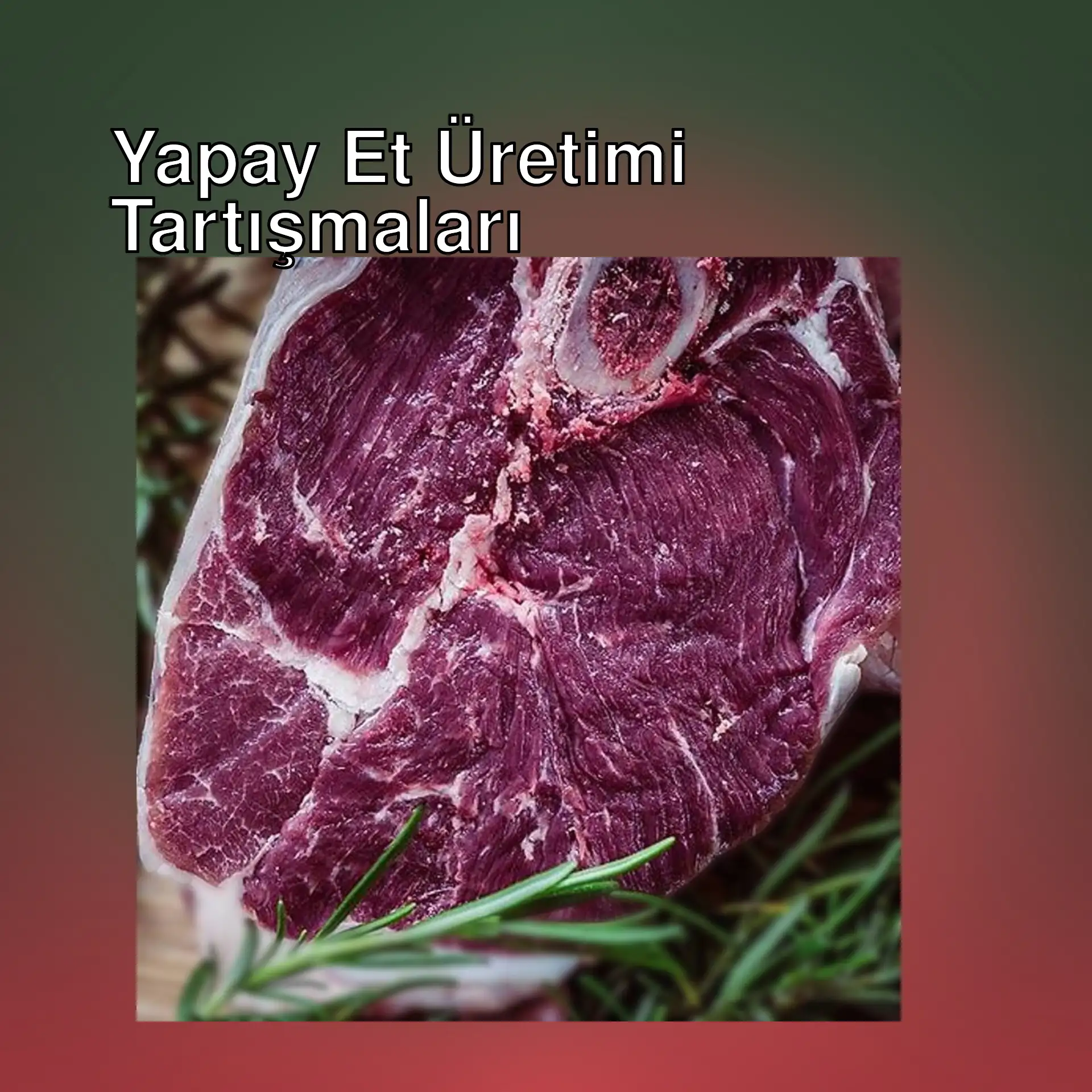 Yapay et üretimi ile ilgili bir görsel. Yapay et üretimi ile ilgili bir görsel.