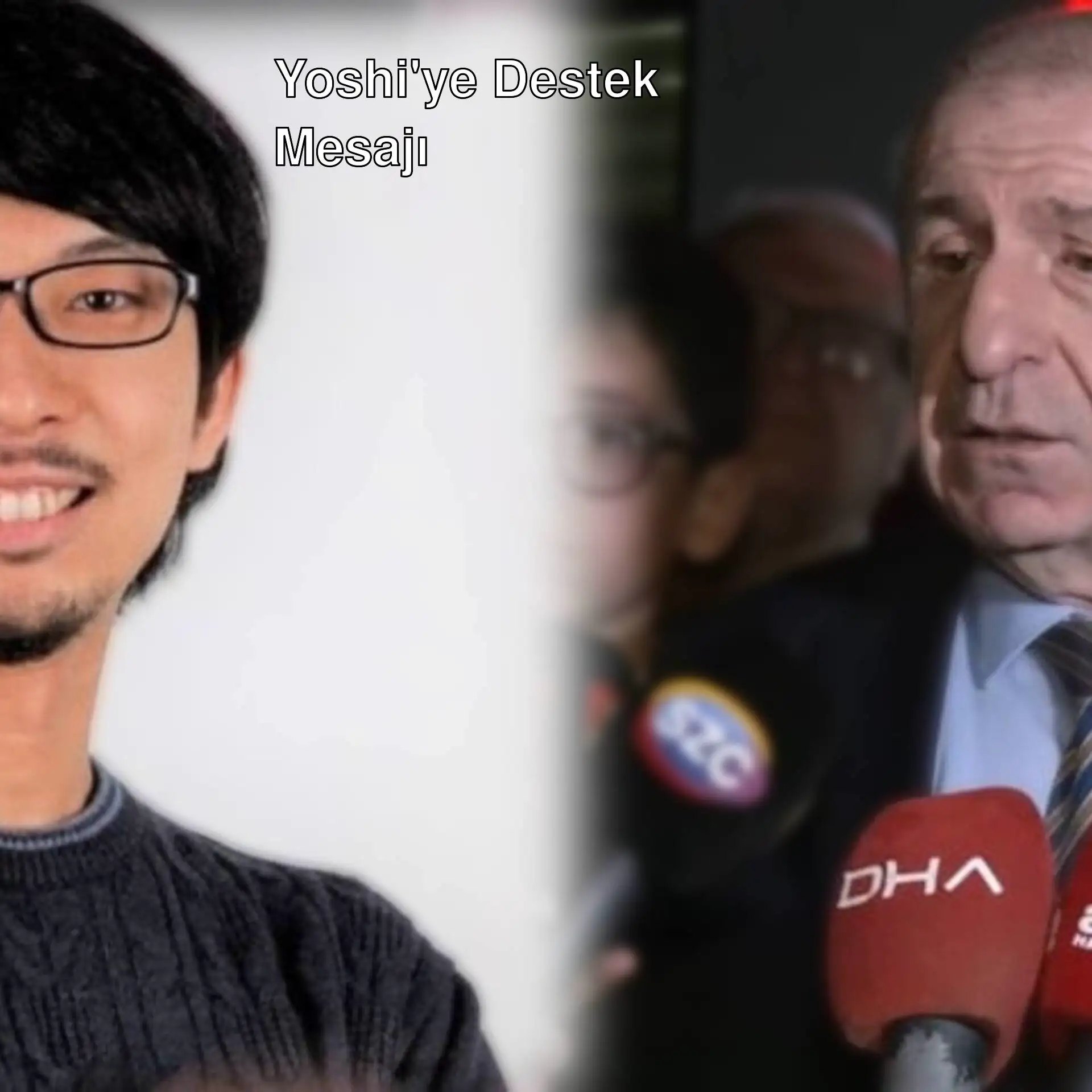 Ümit Özdağ, Yoshi'ye destek mesajı veriyor. Ümit Özdağ, Yoshi'ye destek mesajı veriyor.