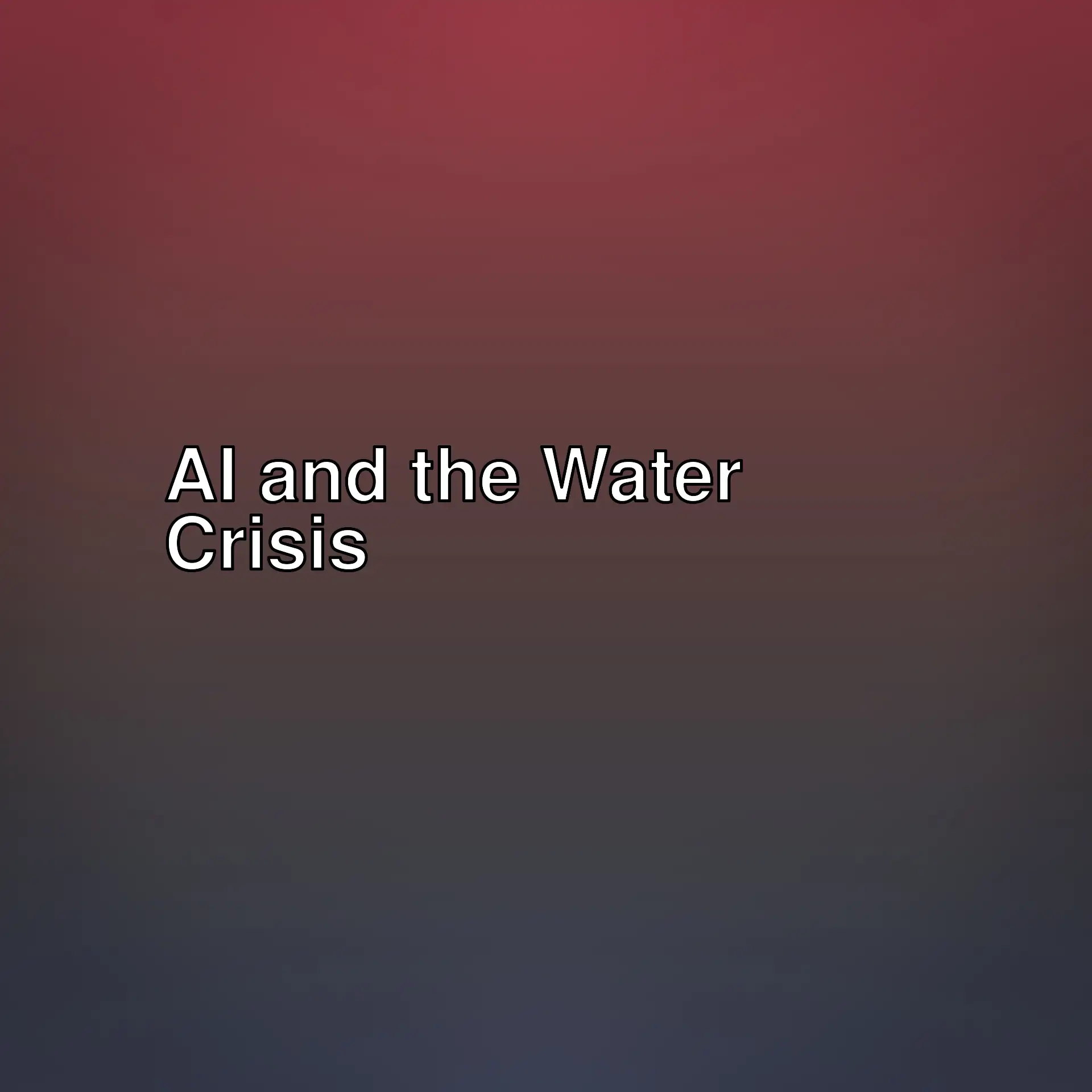 How can artificial intelligence play a role in managing water resources? Thoughts on water access issues and the potential of AI in this area. How can artificial intelligence play a role in managing water resources? Thoughts on water access issues and the potential of AI in this area.
