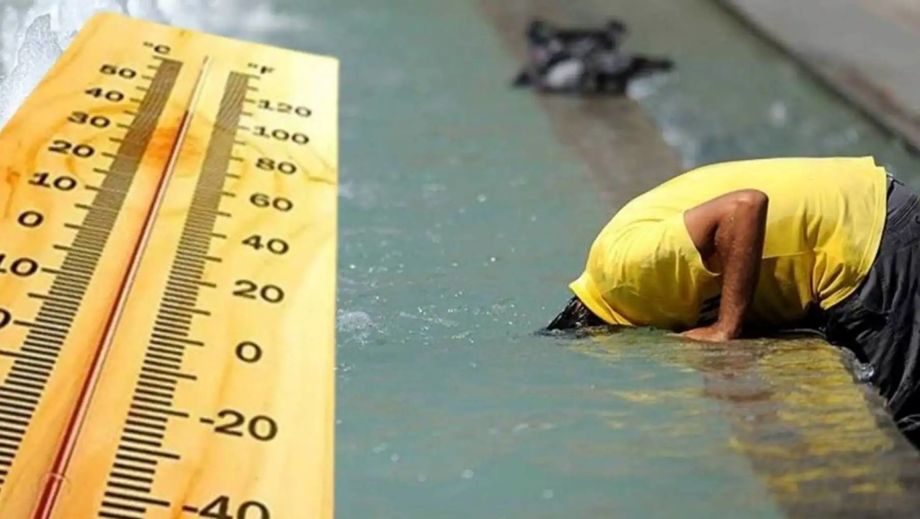 An image of a person in the water. An image of a person in the water.