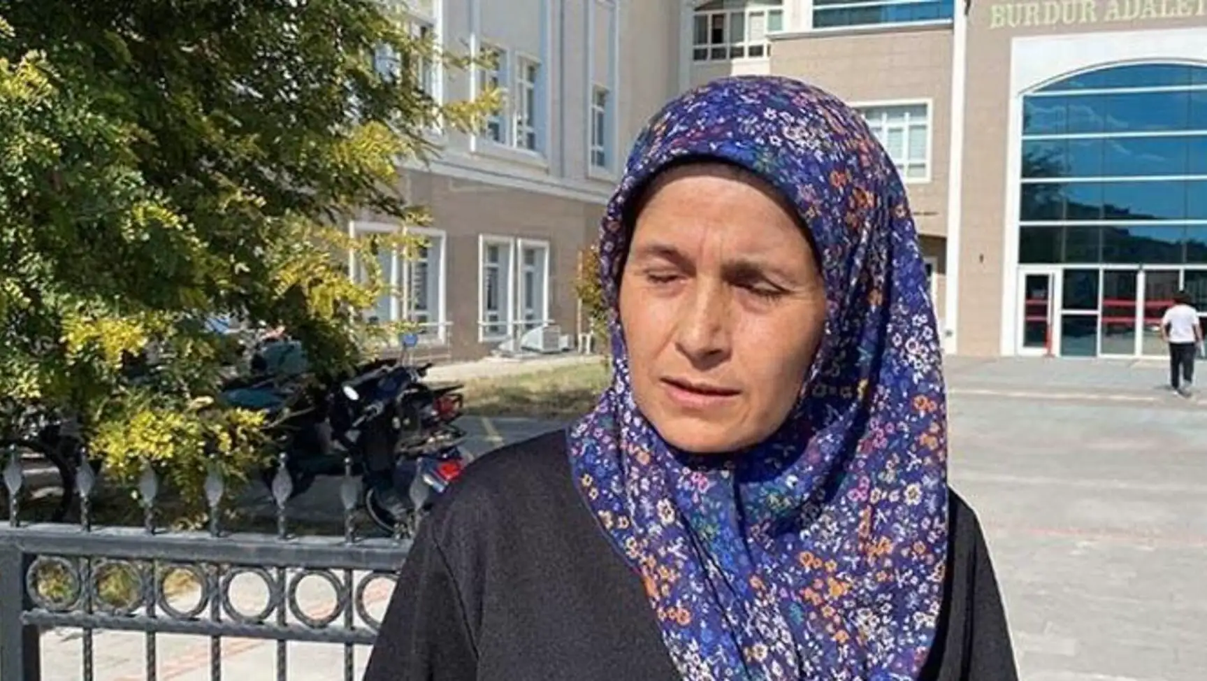 A woman related to the corruption case in Burdur. A woman related to the corruption case in Burdur.