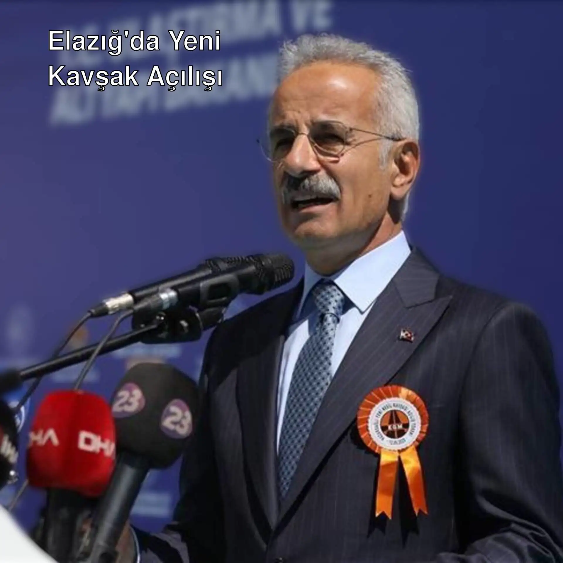 Elazığ'da yeni kavşak açılışı.