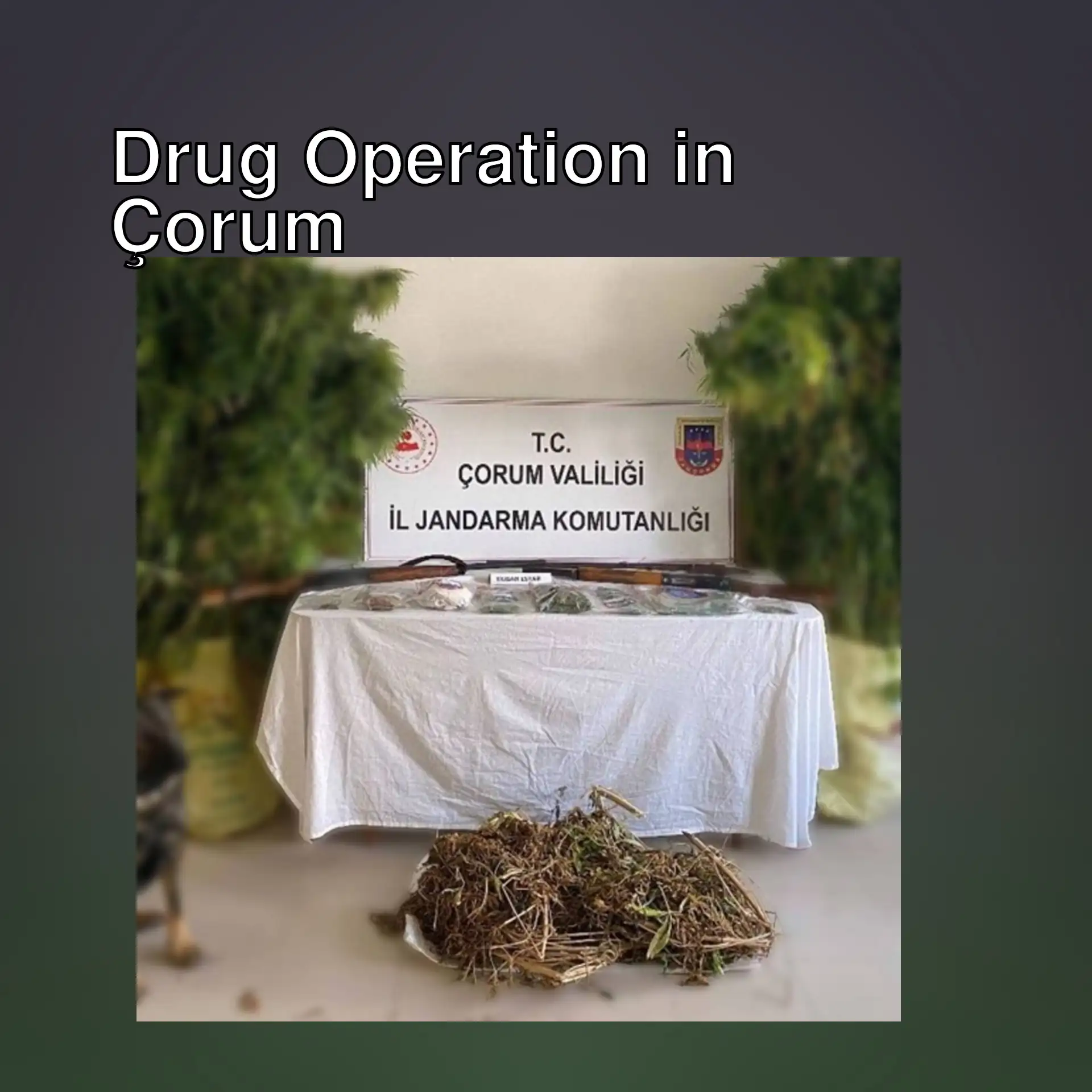 Suspect arrested during drug operation in Çorum. Suspect arrested during drug operation in Çorum.