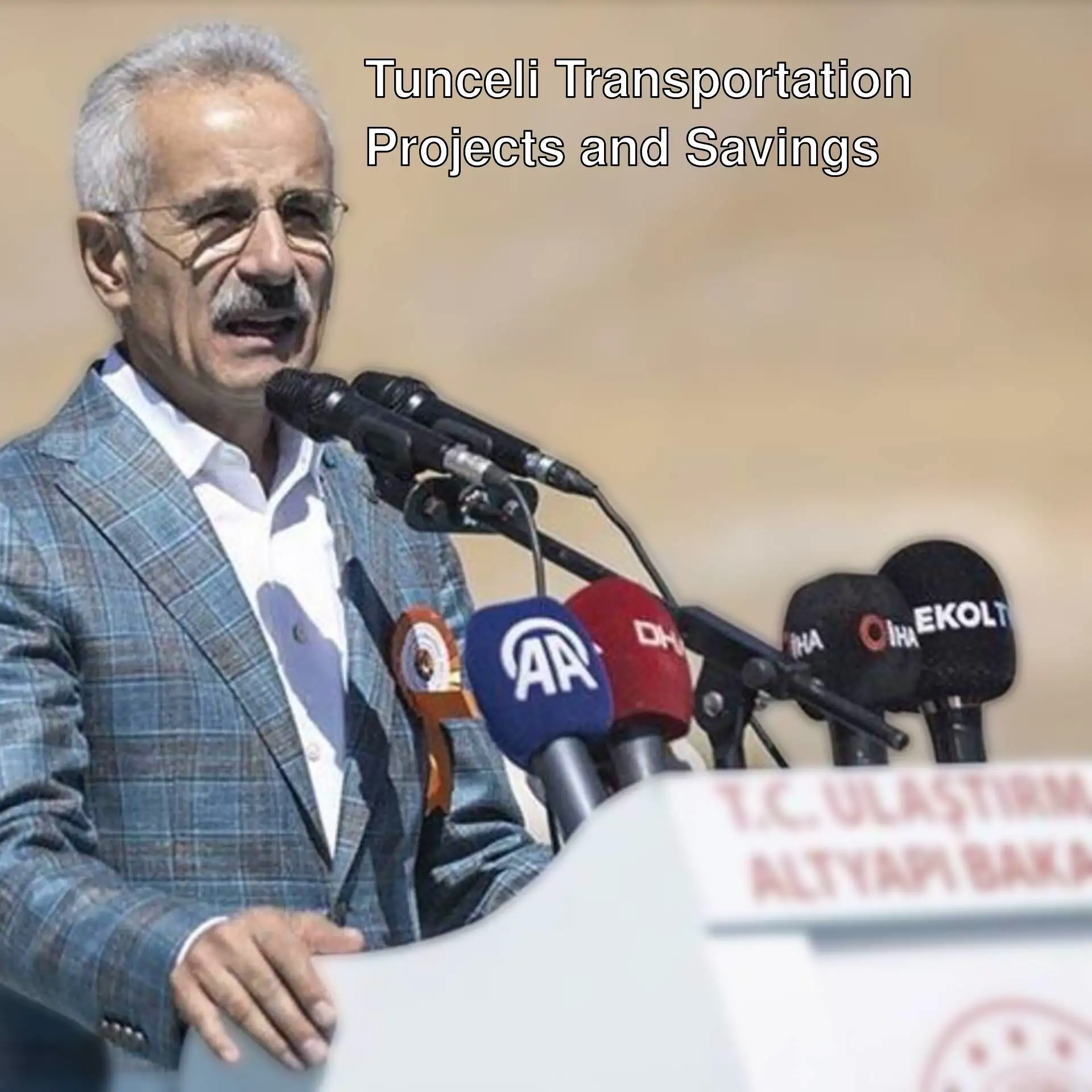 Minister Abdulkadir Uraloğlu speaking.