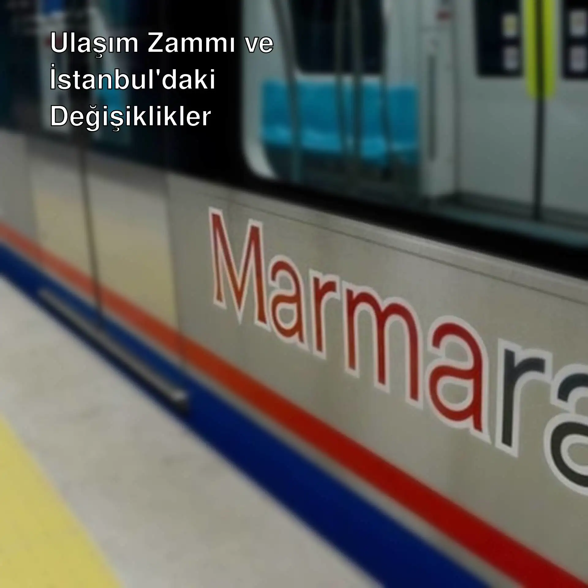 İstanbul'da bir tren