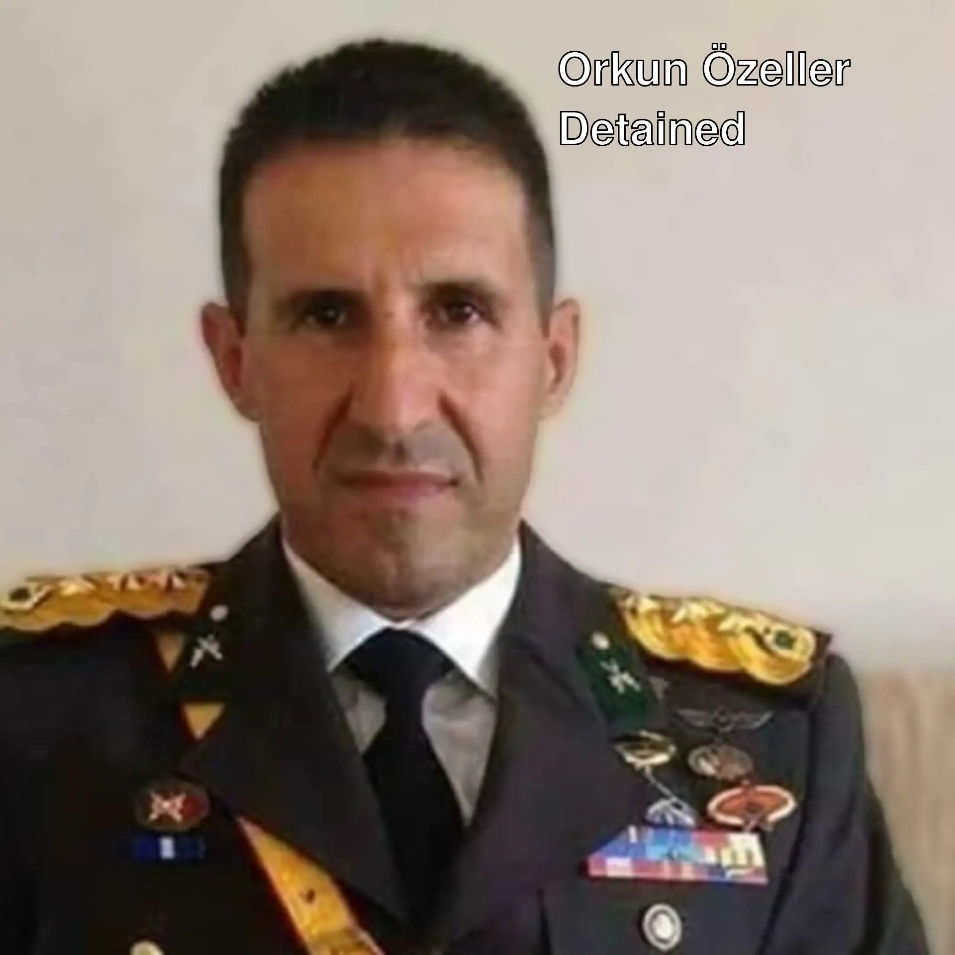 Retired Colonel Orkun Özeller detained.