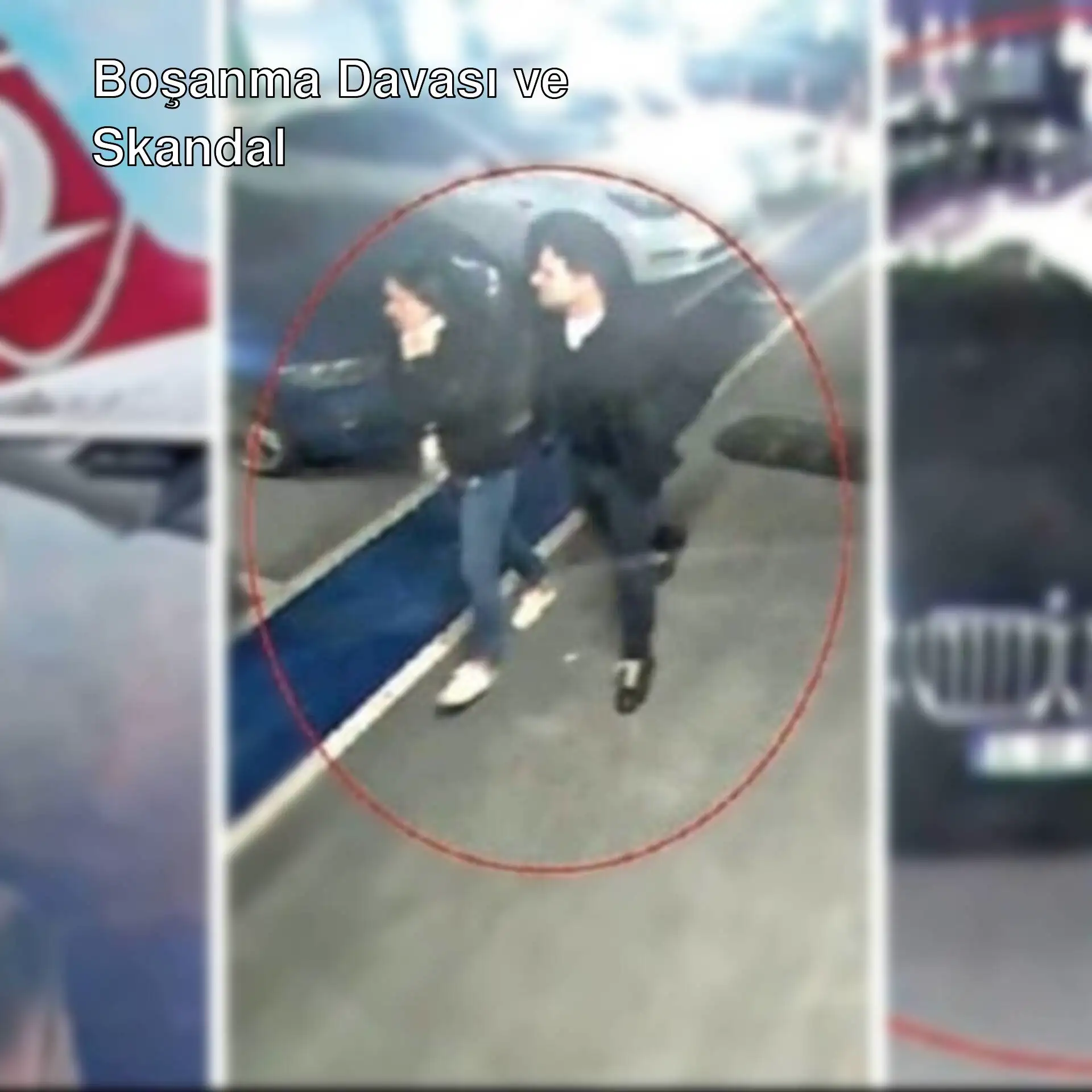 Boşanma davası skandalı ile ilgili bir görsel.