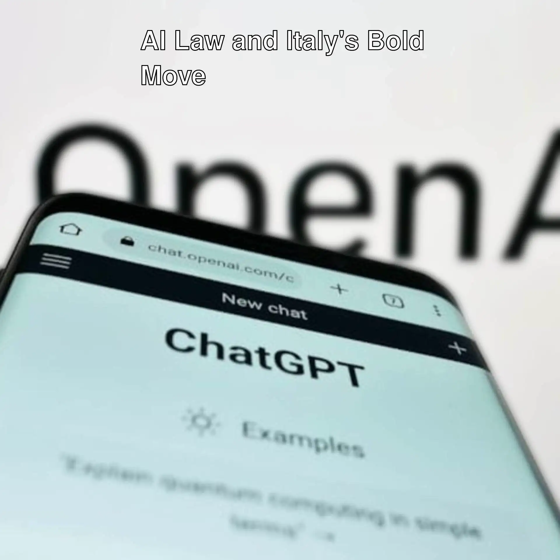 A phone related to the AI law.