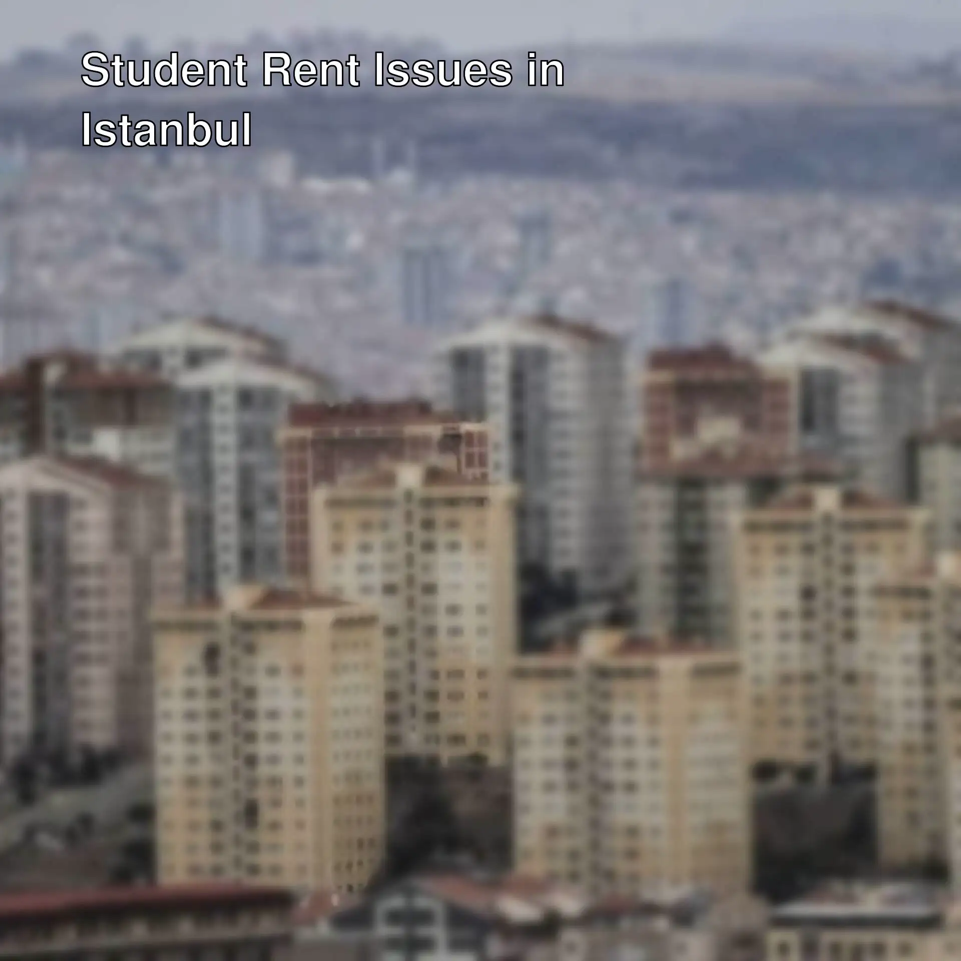 Istanbul with tall buildings