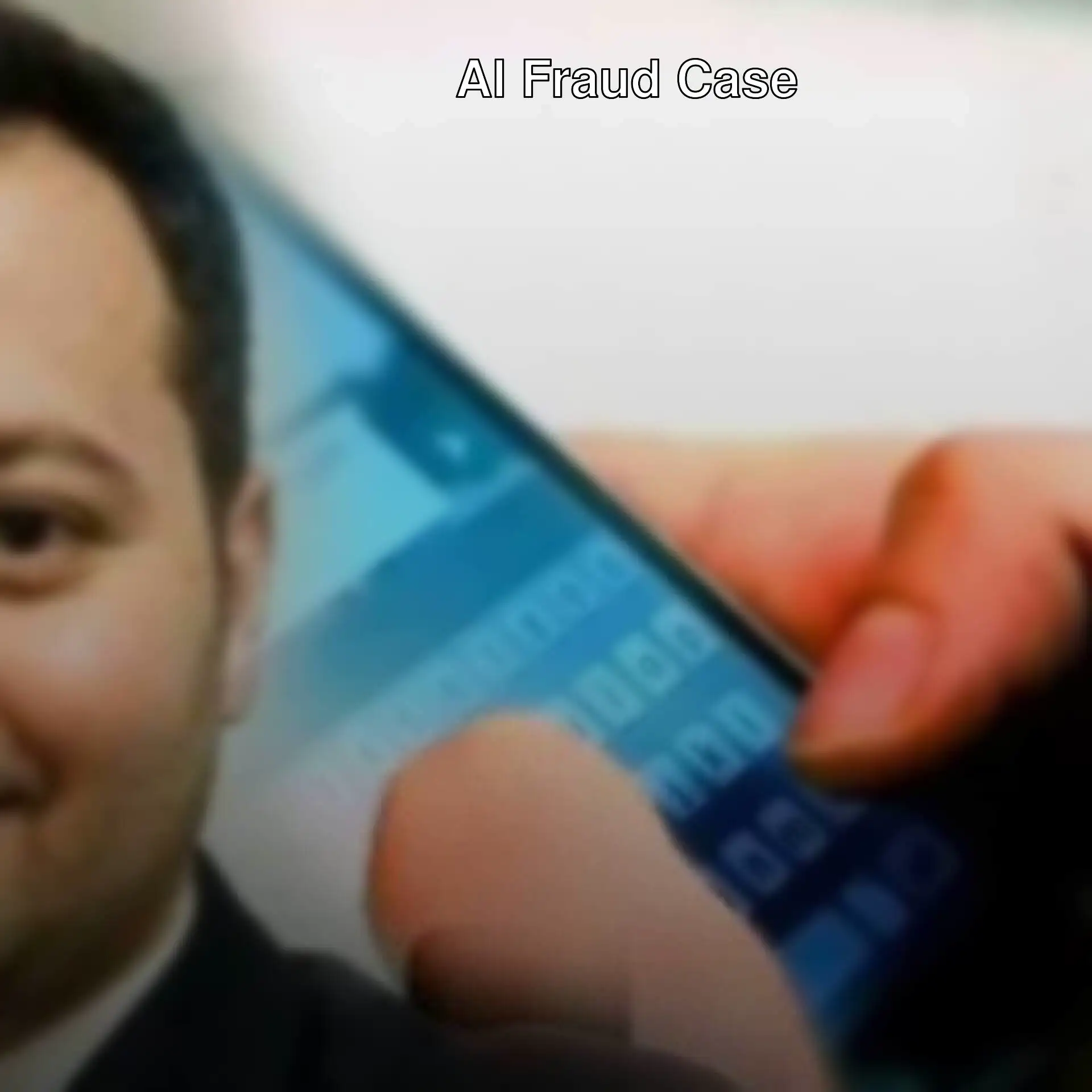 Businessman victim of AI fraud.