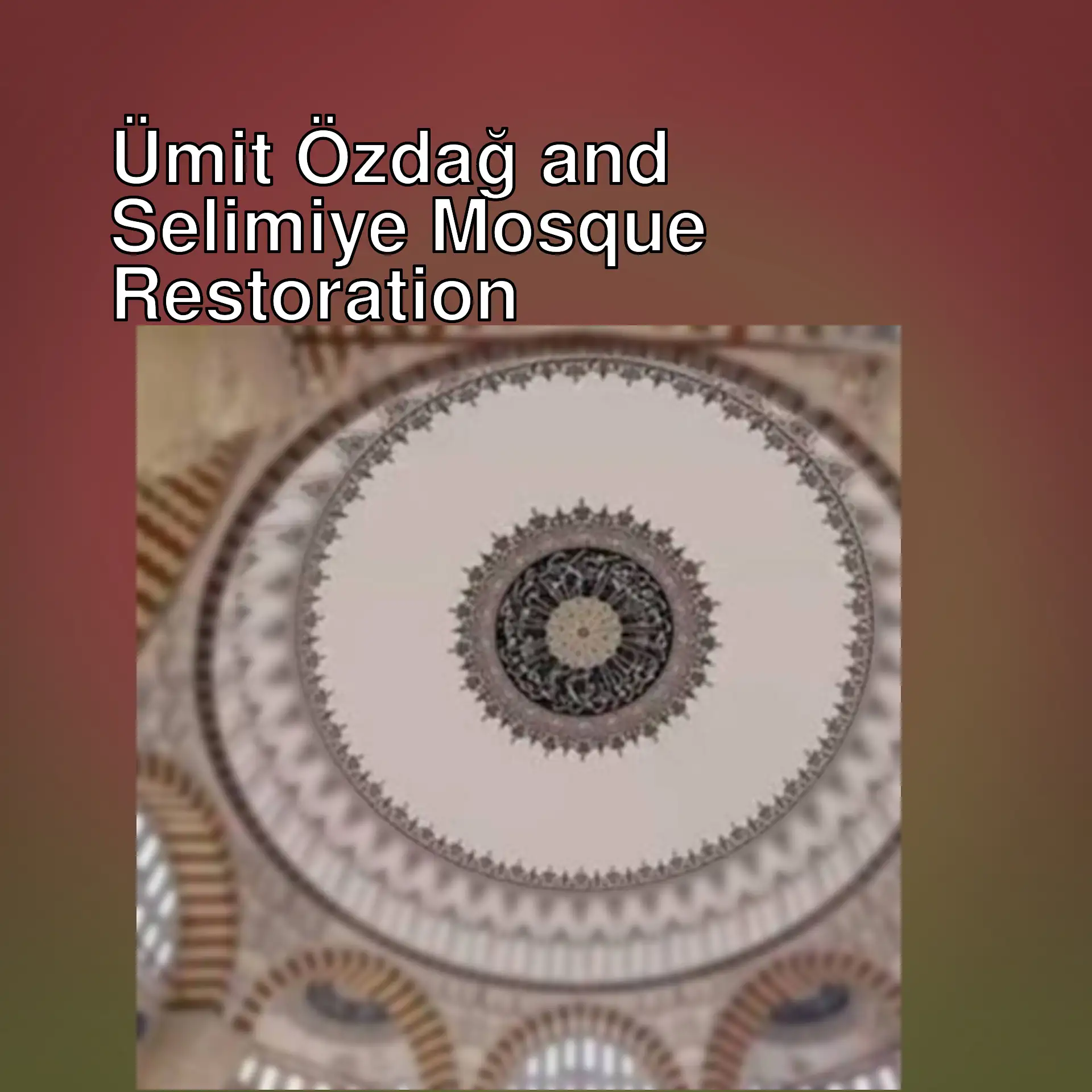 Ümit Özdağ reacts to the restoration of Selimiye Mosque.