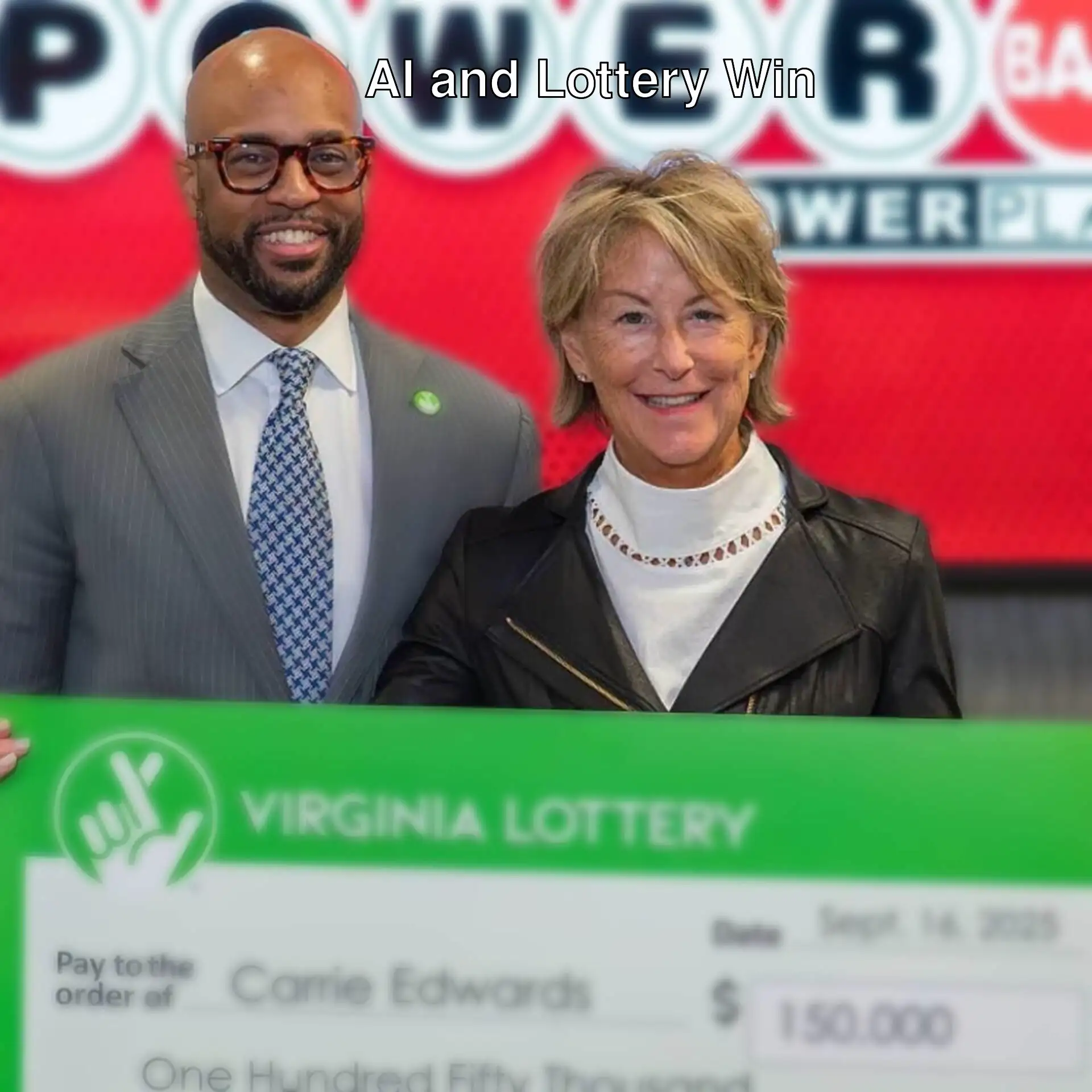 Carrie Edwards donated her lottery winnings to charities.